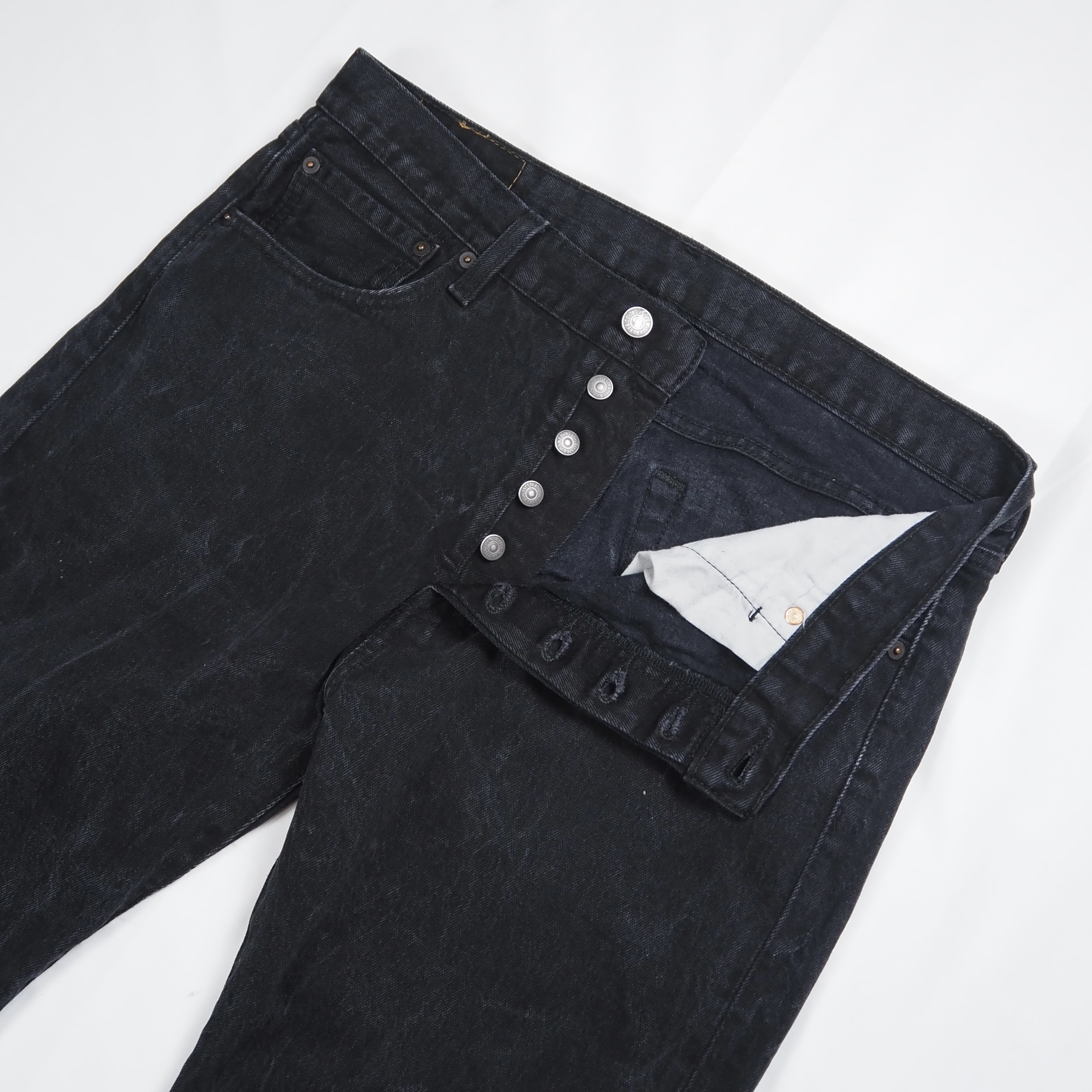 Levi’s 501 ブラック エジプト製 約35×29 の画像 8