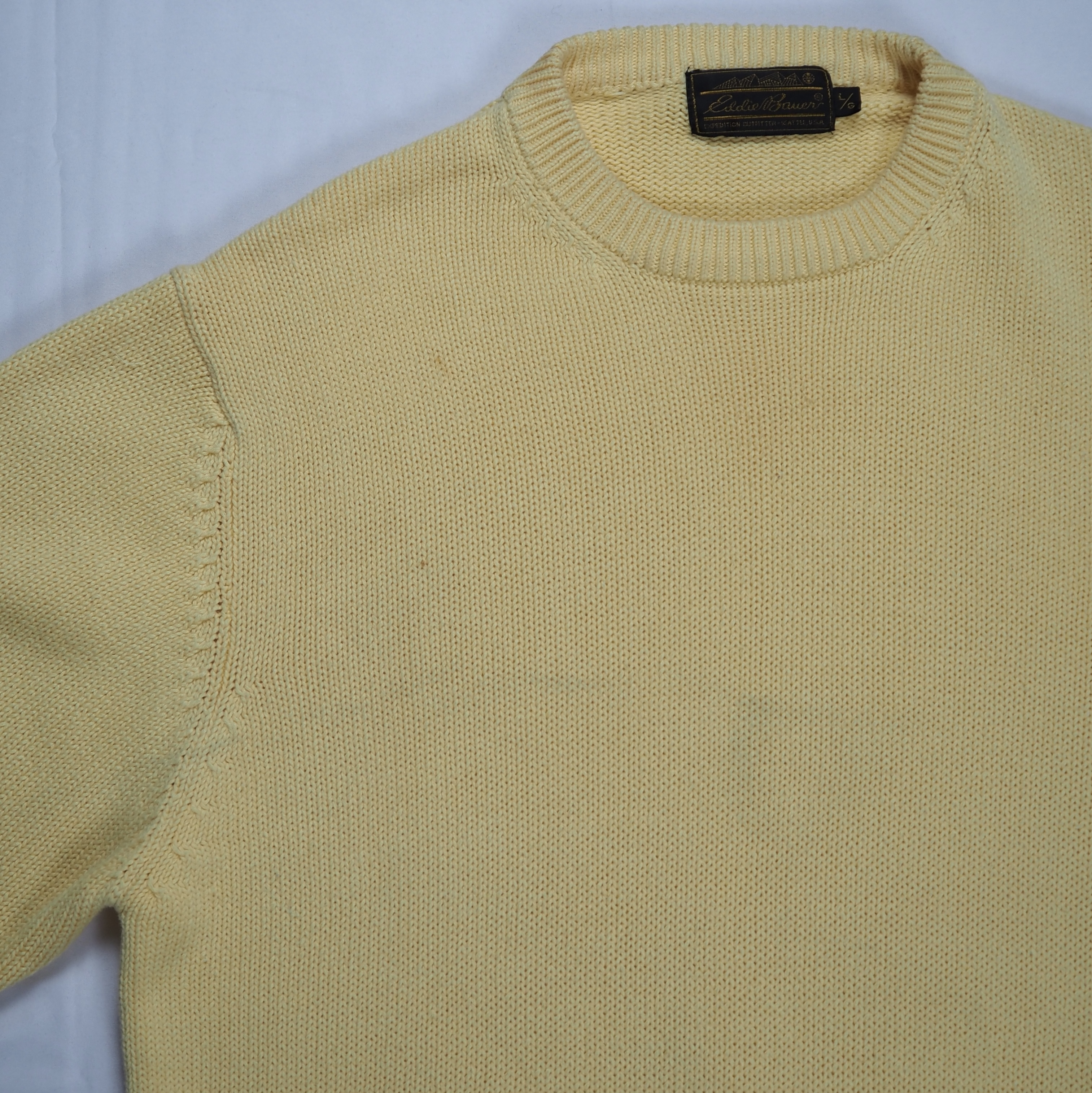 90’s Eddie Bauer コットンニット Lサイズ の画像 4