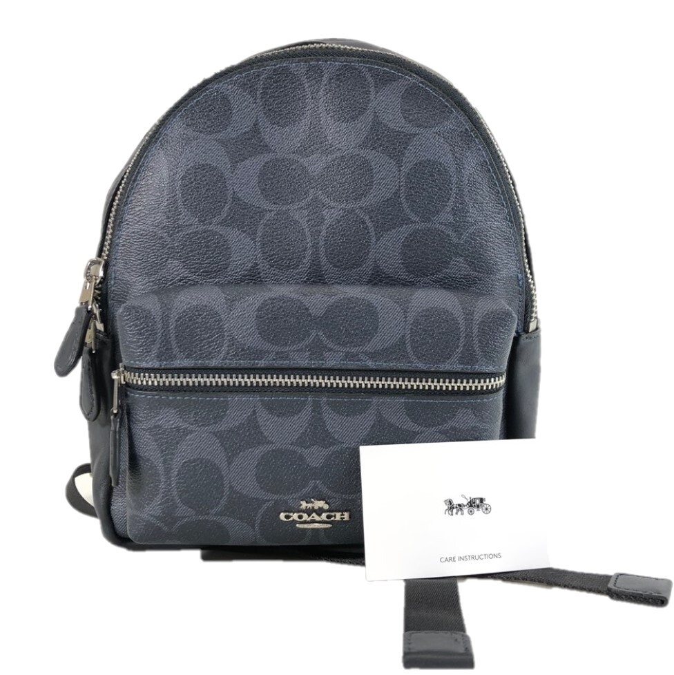 未使用 Coach コーチ F シグネチャー柄 ミニリュックサック G361 ブランジェ