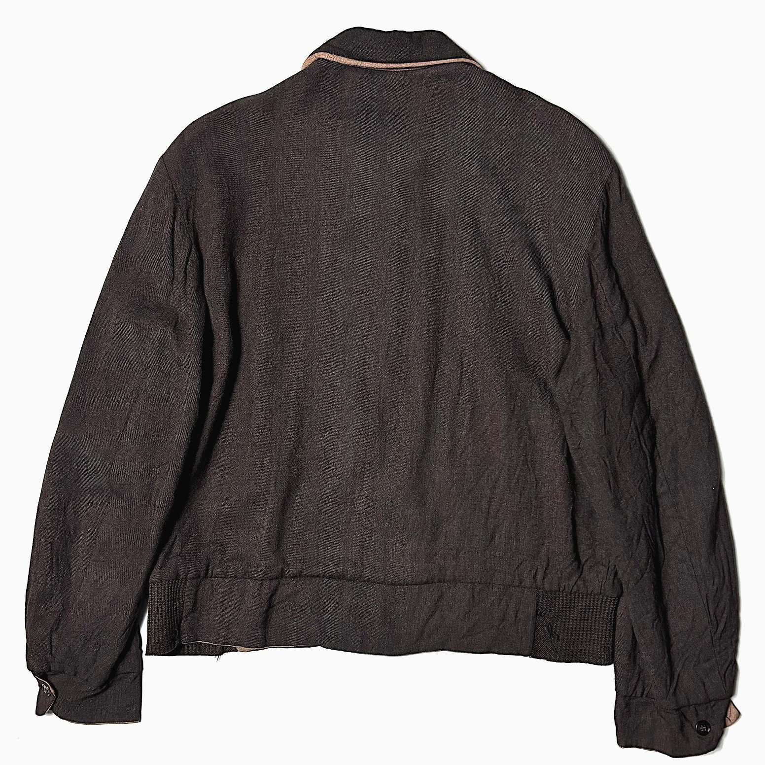 Vintage 50's Reversible Rayon Gabardine Jacket の画像 3