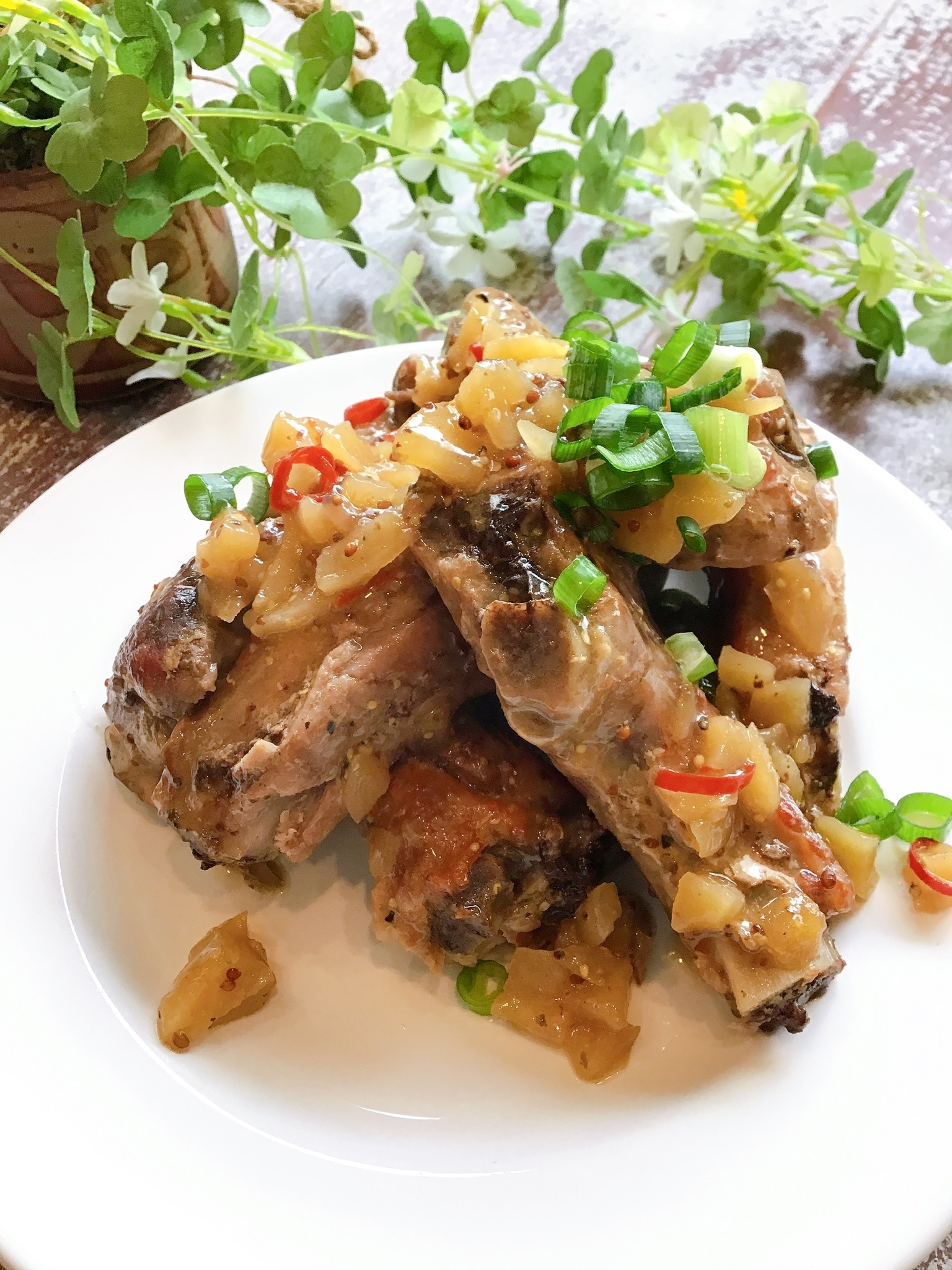 BBQ RIBS, Apple Chilli & Belfast Lager (500g) 【アイルランド料理】 巨人ストア