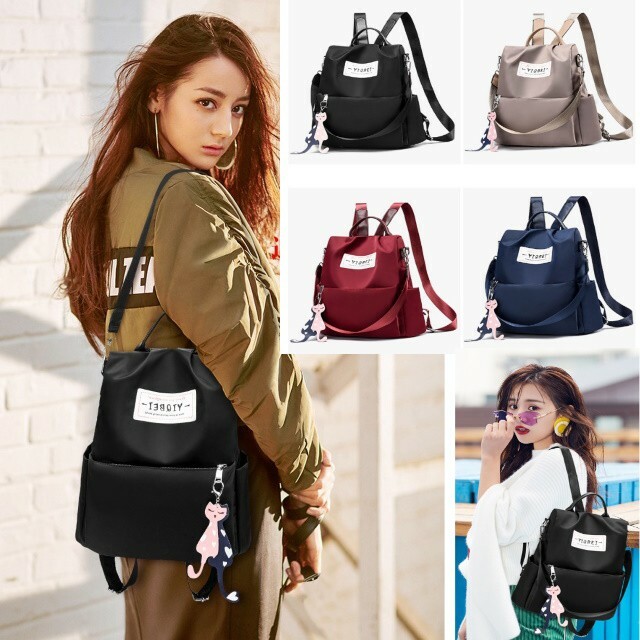 が入る リュック ショルダーバッグ 新品 ソフト 軽い 撥水 ポリエステル 収納力 2way 旅行 通勤 イベント 通勤 レディース 海外のおしゃれな大人のレディースファッション通販サイトhanano Emon