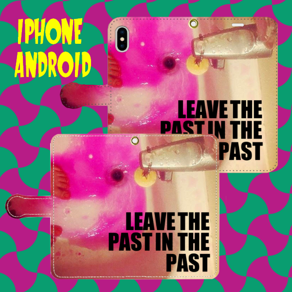 Pink Past 手帳型スマホケース ポップ 可愛い アメリカン おしゃれ Android Iphone カバー Girabastic Baby