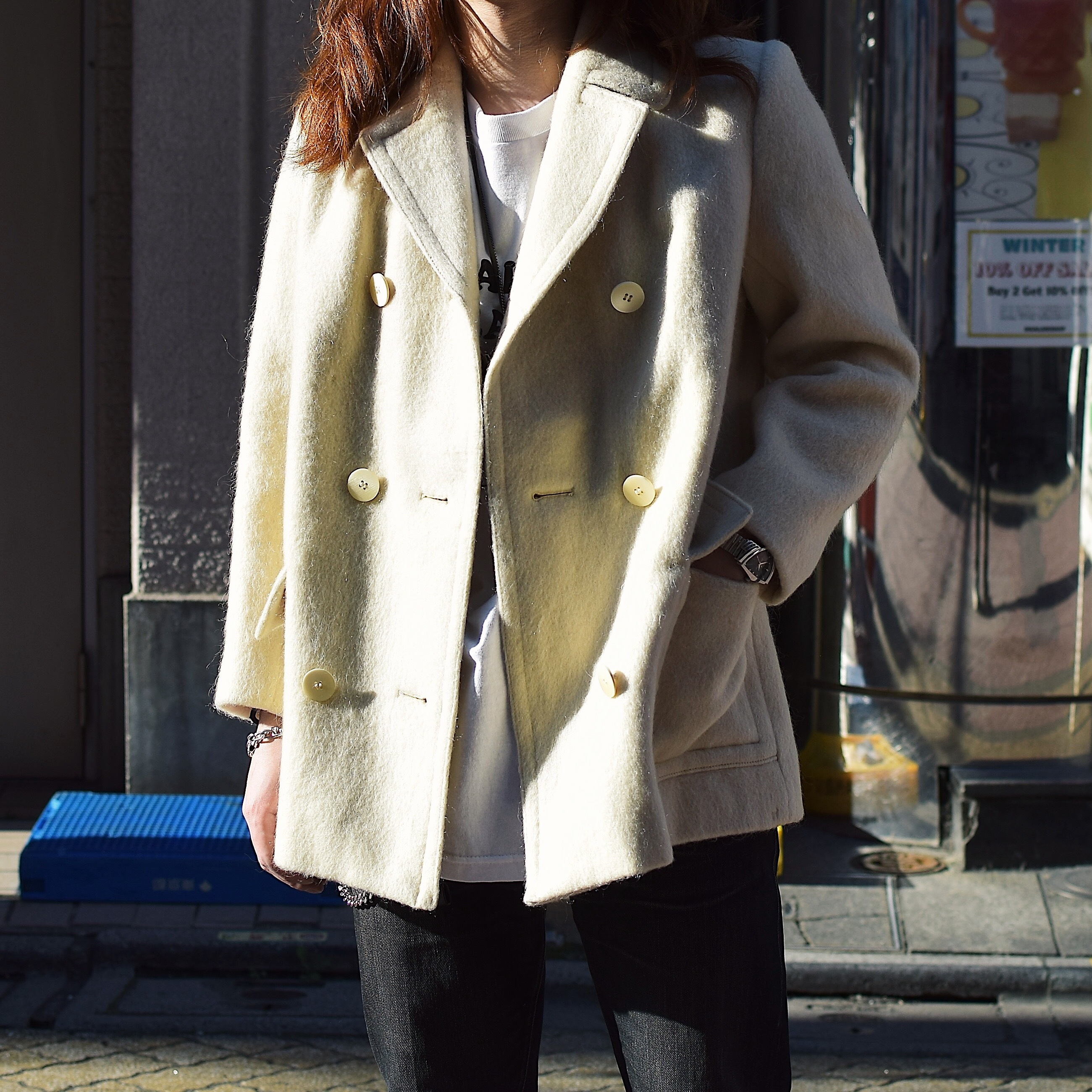Vintage 50's【Lodenfrey】Mohair Double Coat の画像 3