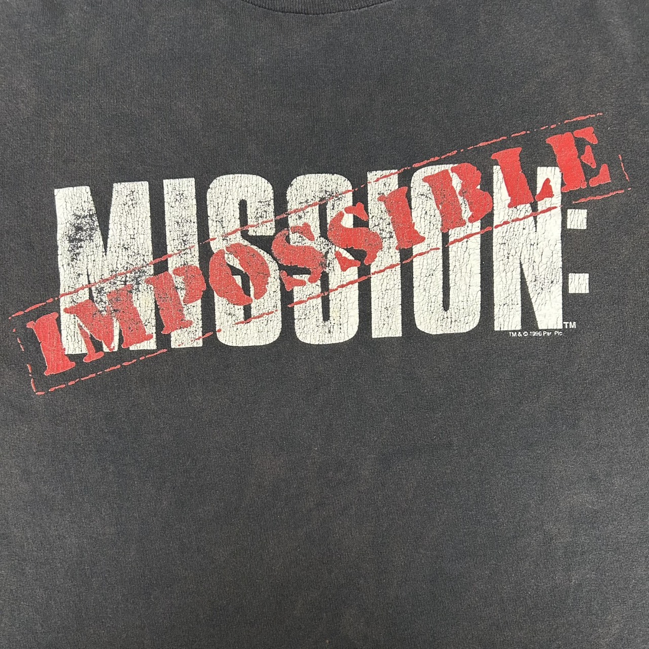 Mission: Impossible ミッションインポッシブル Logo Fade T-Shirt XL の画像 5