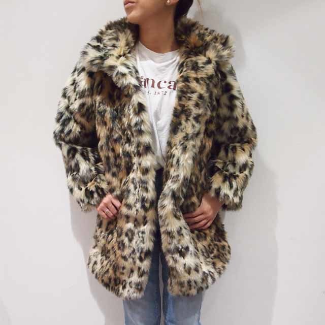 leopard coat with hood