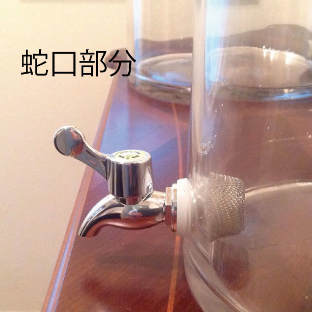 水やり簡単蛇口付き観葉ギャザリングに【ストレスレスポット】小18×18 - 画像2