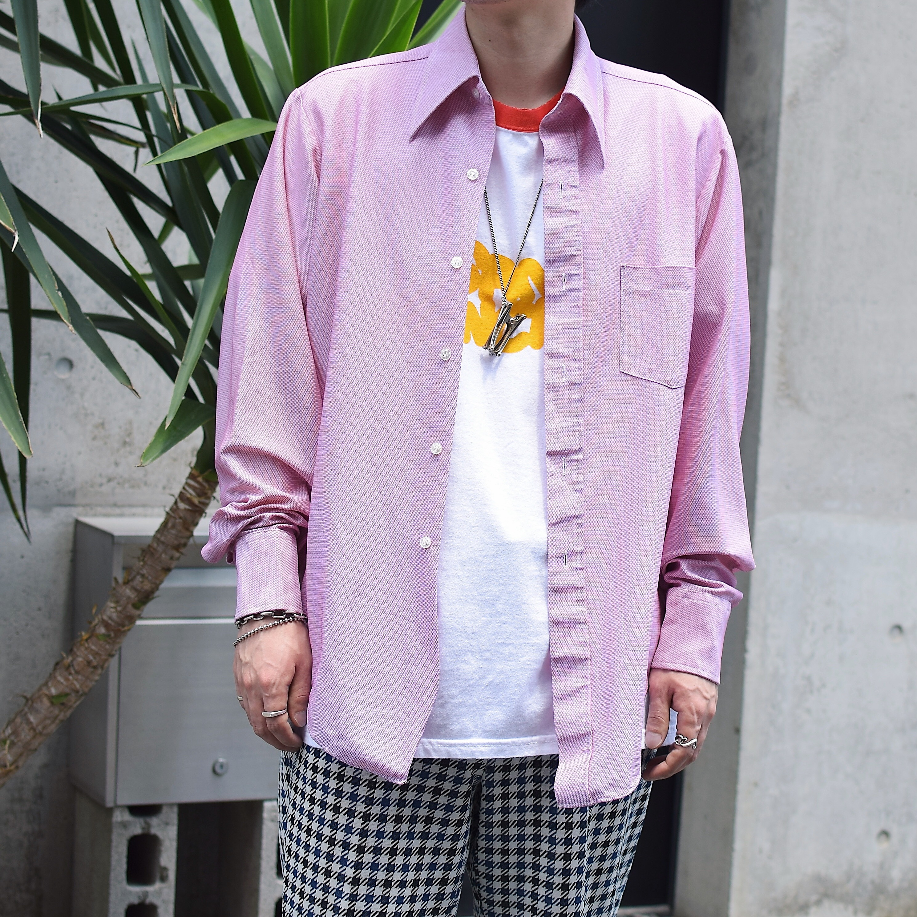 Vintage 70's【TOWNCRAFT】Patterned Shirt の画像 3