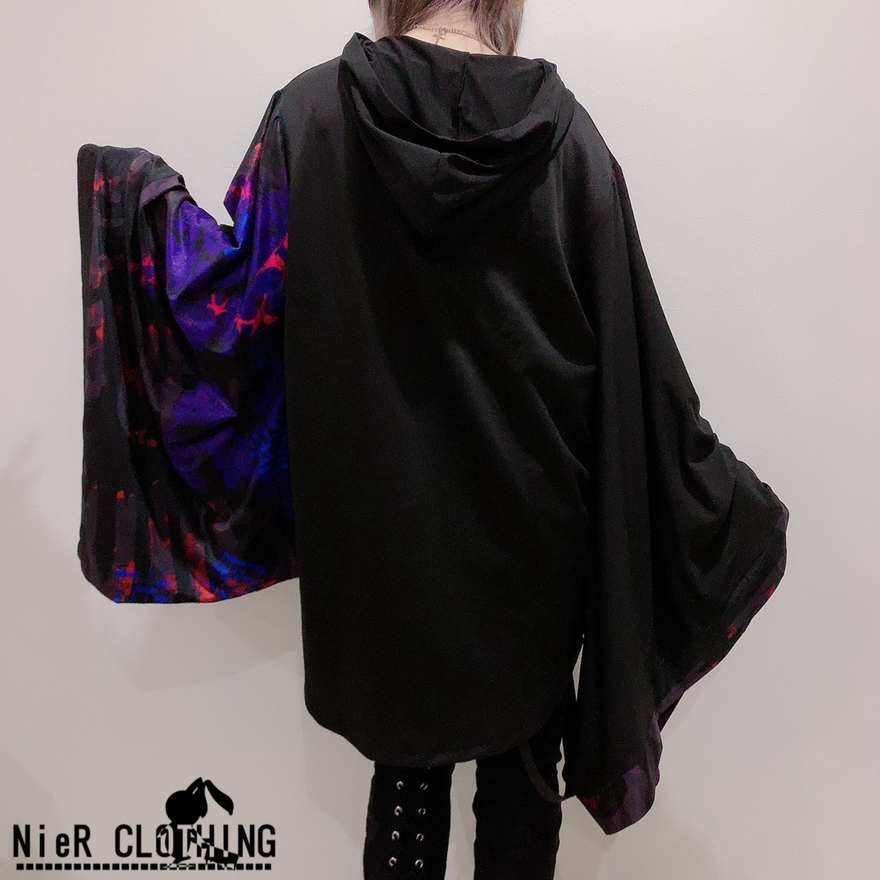Stretch着物風袖zip Outer ミスミソウ Nier Stretch着物風袖zip Outer ミスミソウ Nier