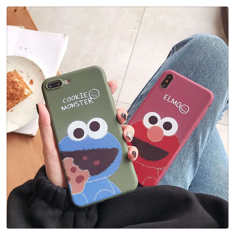 スマホケース Iphoneケース エルモ クッキーモンスター Fierte Osaka スマホケース Iphoneケース エルモ クッキーモンスター Fierte Osaka