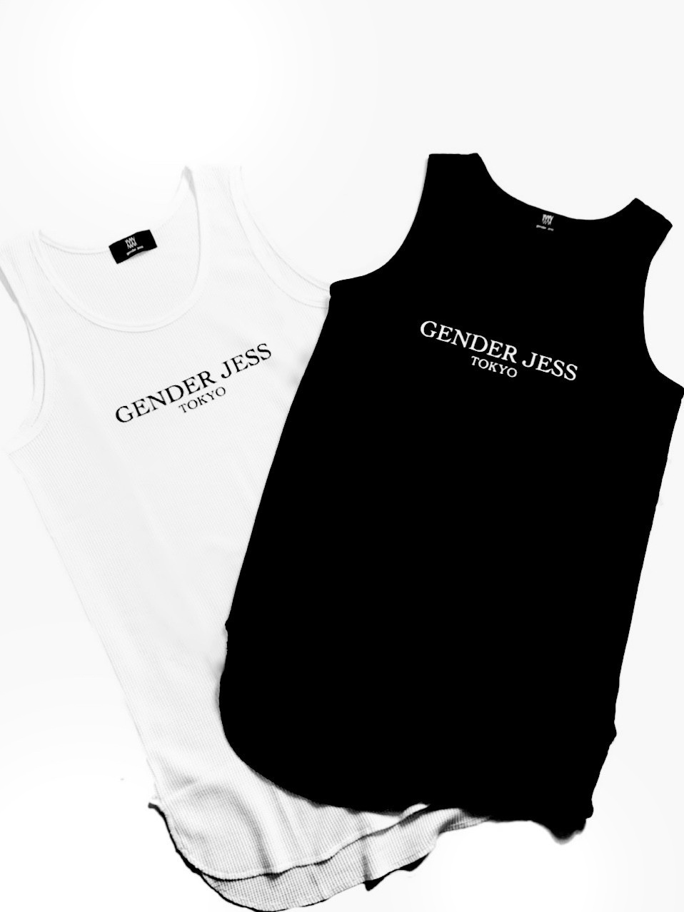 ワッフルロゴタンクトップ Gender Jess ワッフルロゴタンクトップ Gender Jess