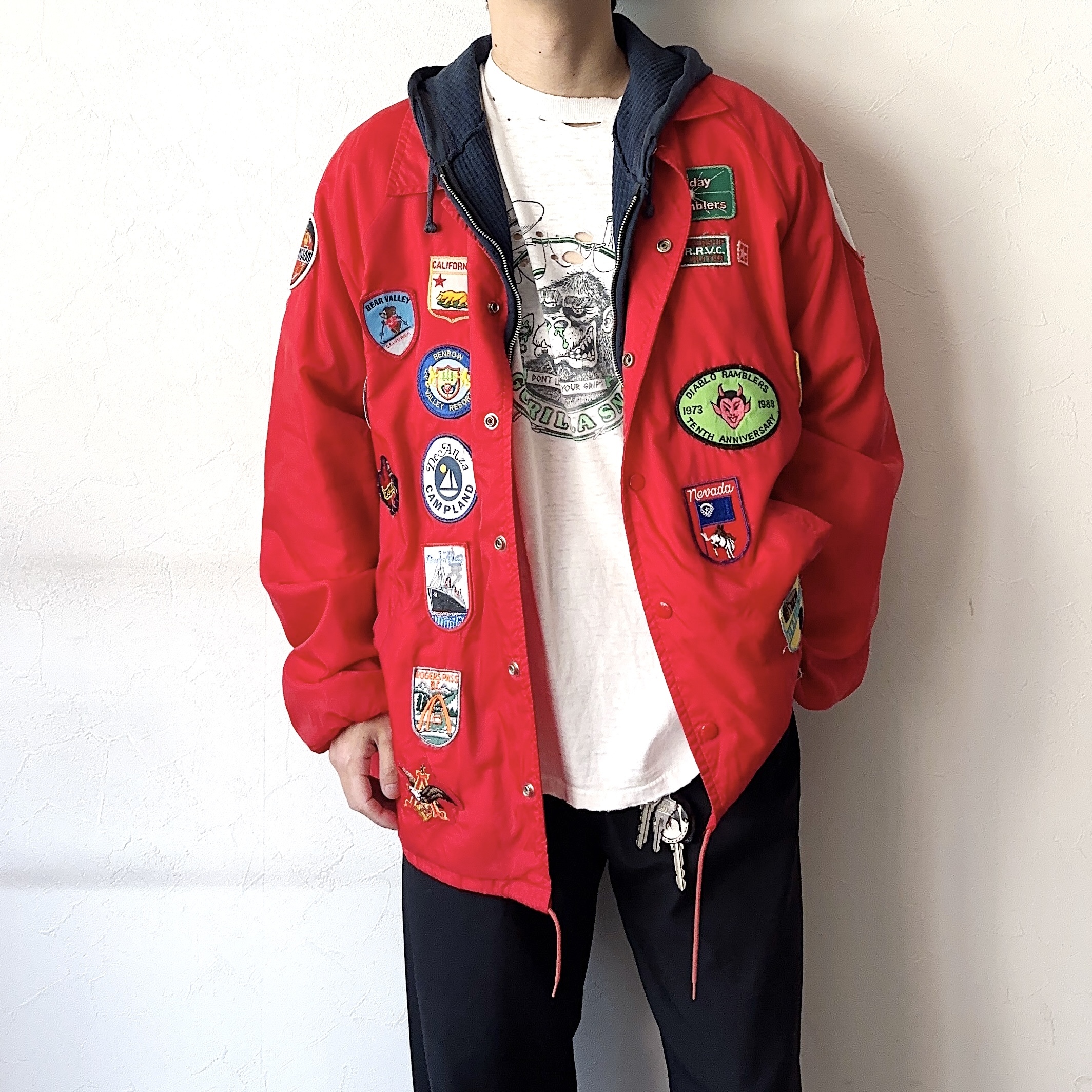 Vintage 70's【Sears】Patched Nylon Jacket の画像 3