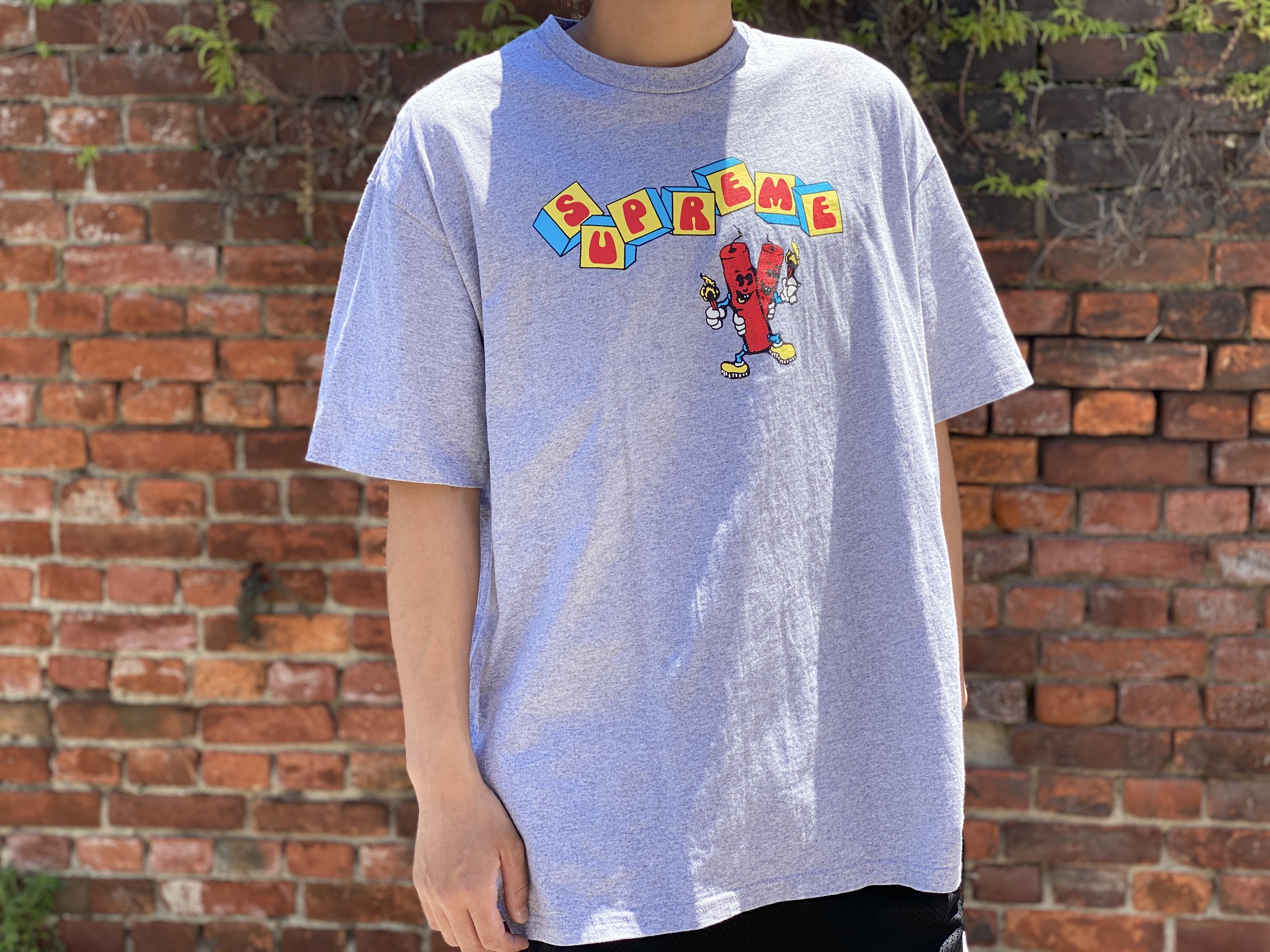 supreme dynamite tee navy