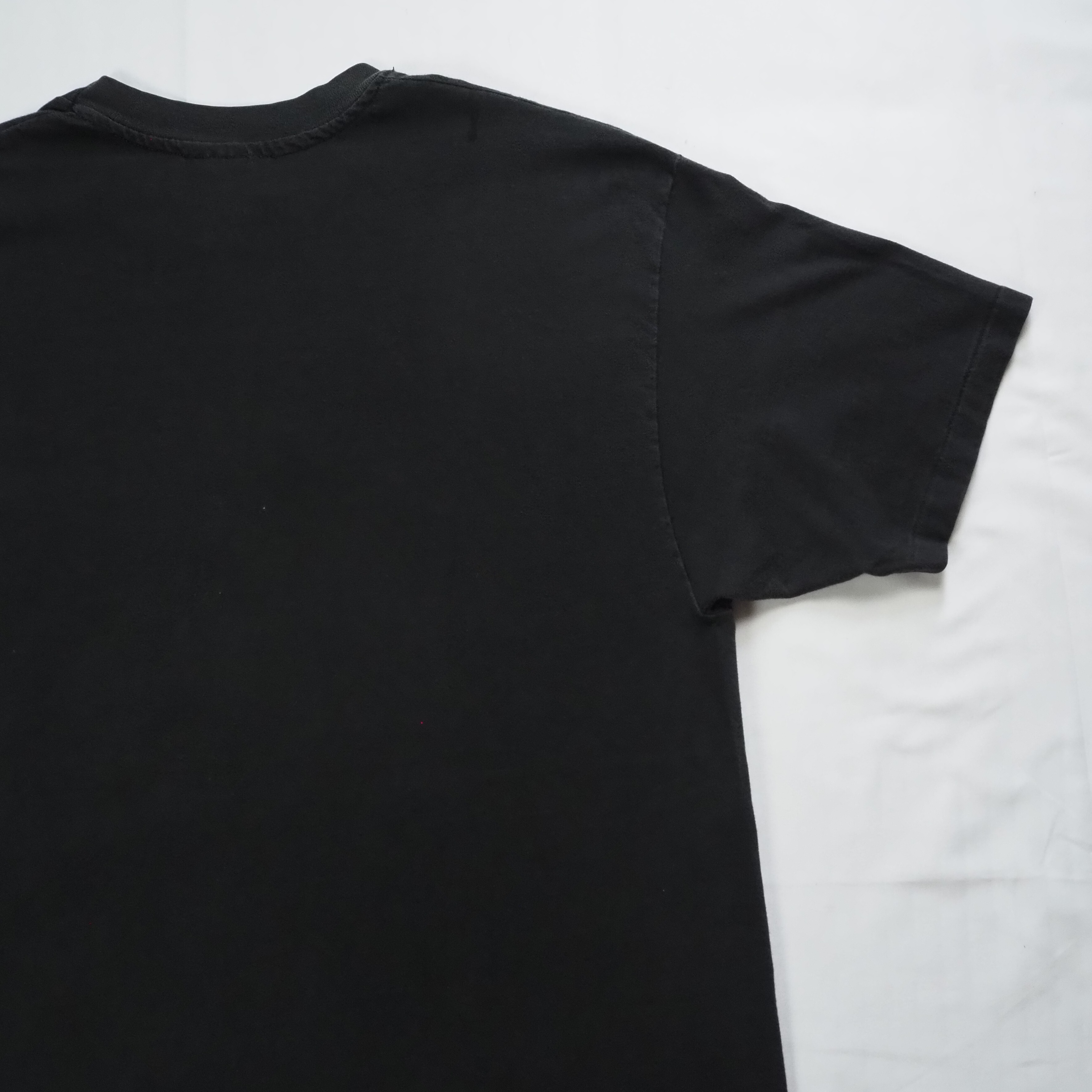 90's Hanes 猫Tシャツ XL ブラック の画像 14