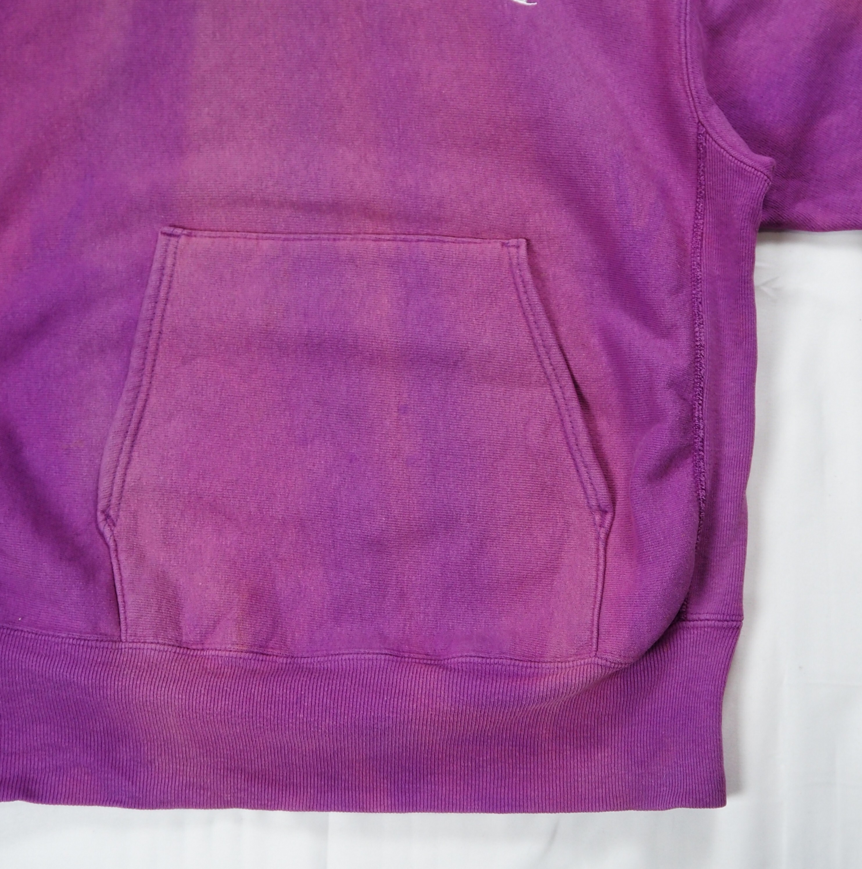 【9/23 20:00入荷】90's Champion リバースフーディ フェード パープル Mサイズ の画像 8