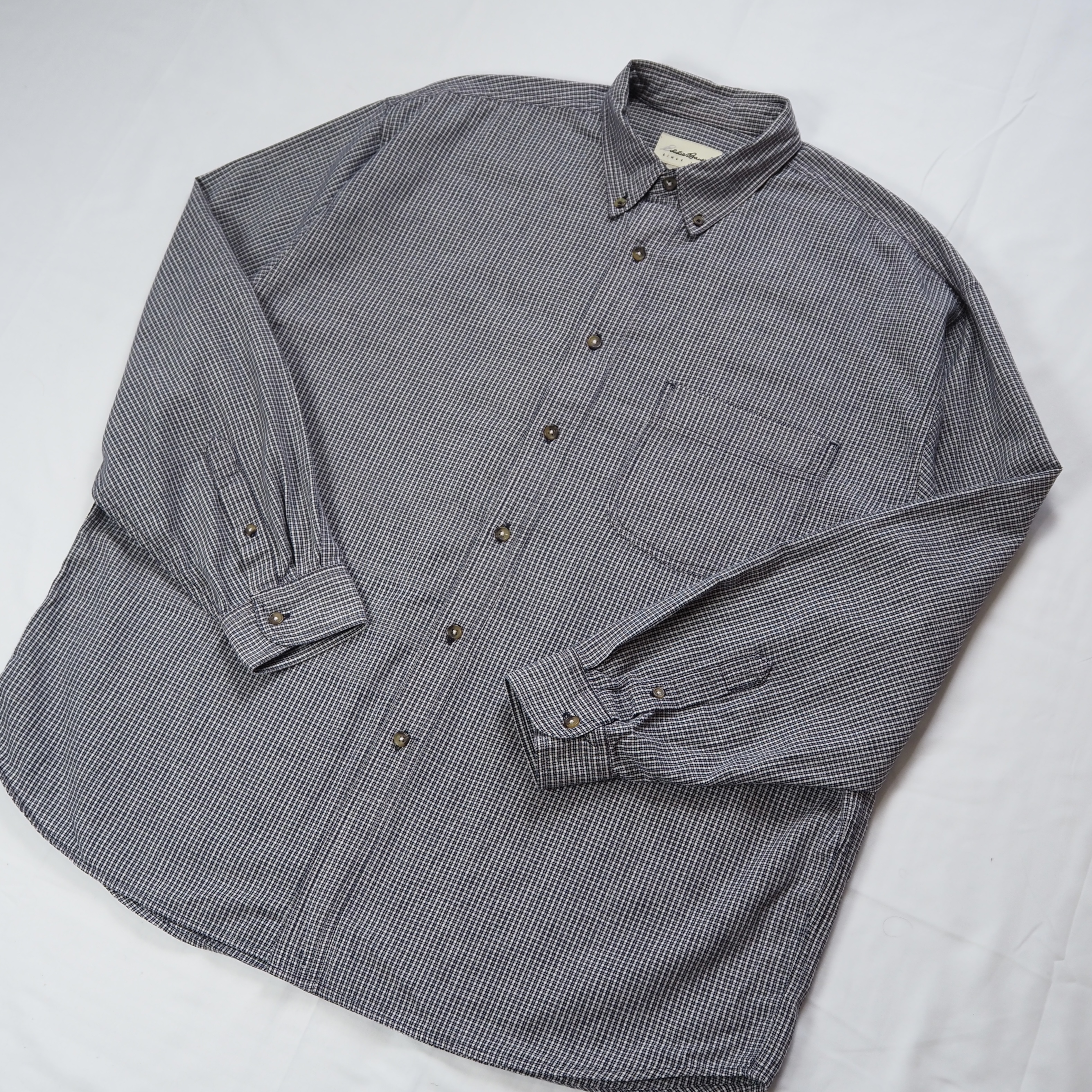 90’s Eddie Bauer コットンシャツ Lサイズ の画像 4