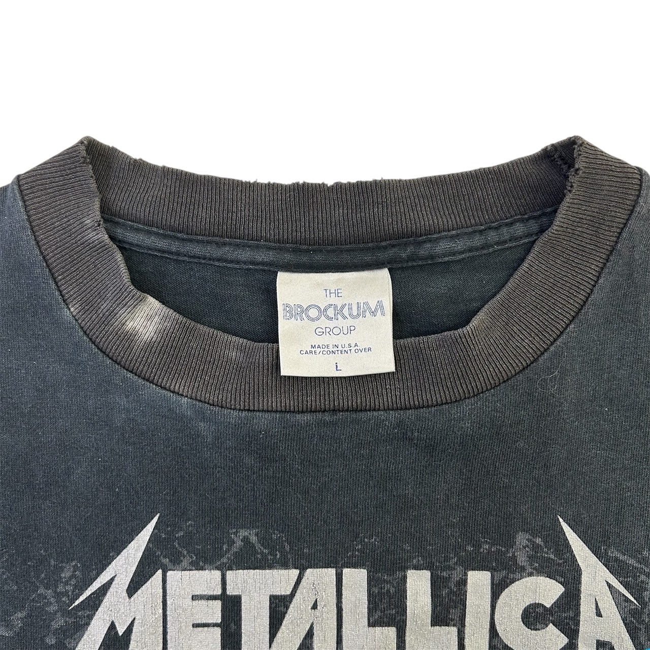 Metallica × Guns N' Roses パロディグラフィック バンドTシャツ L の画像 12