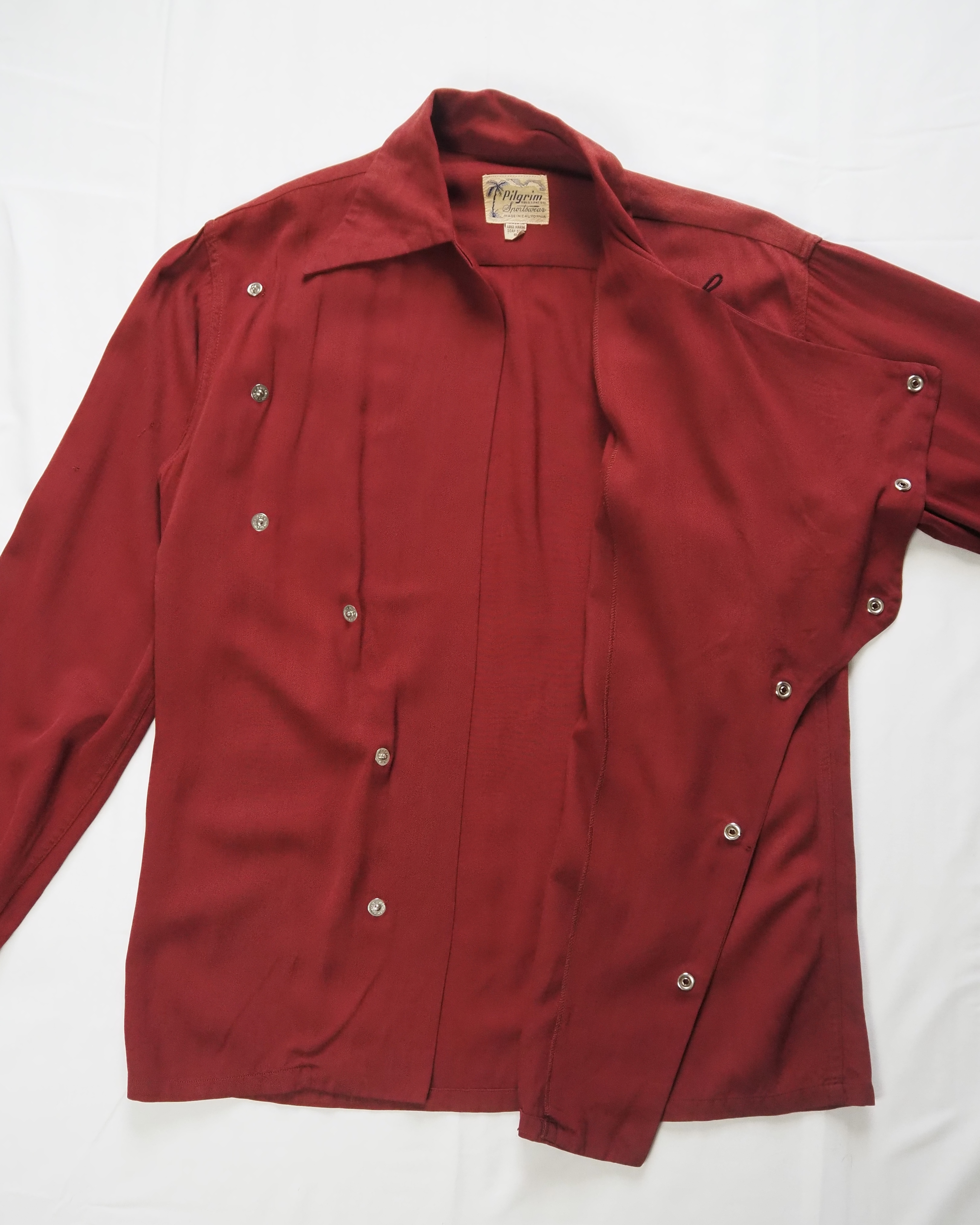 50’s Pilgrim レーヨンシャツ レアスタイル の画像 12