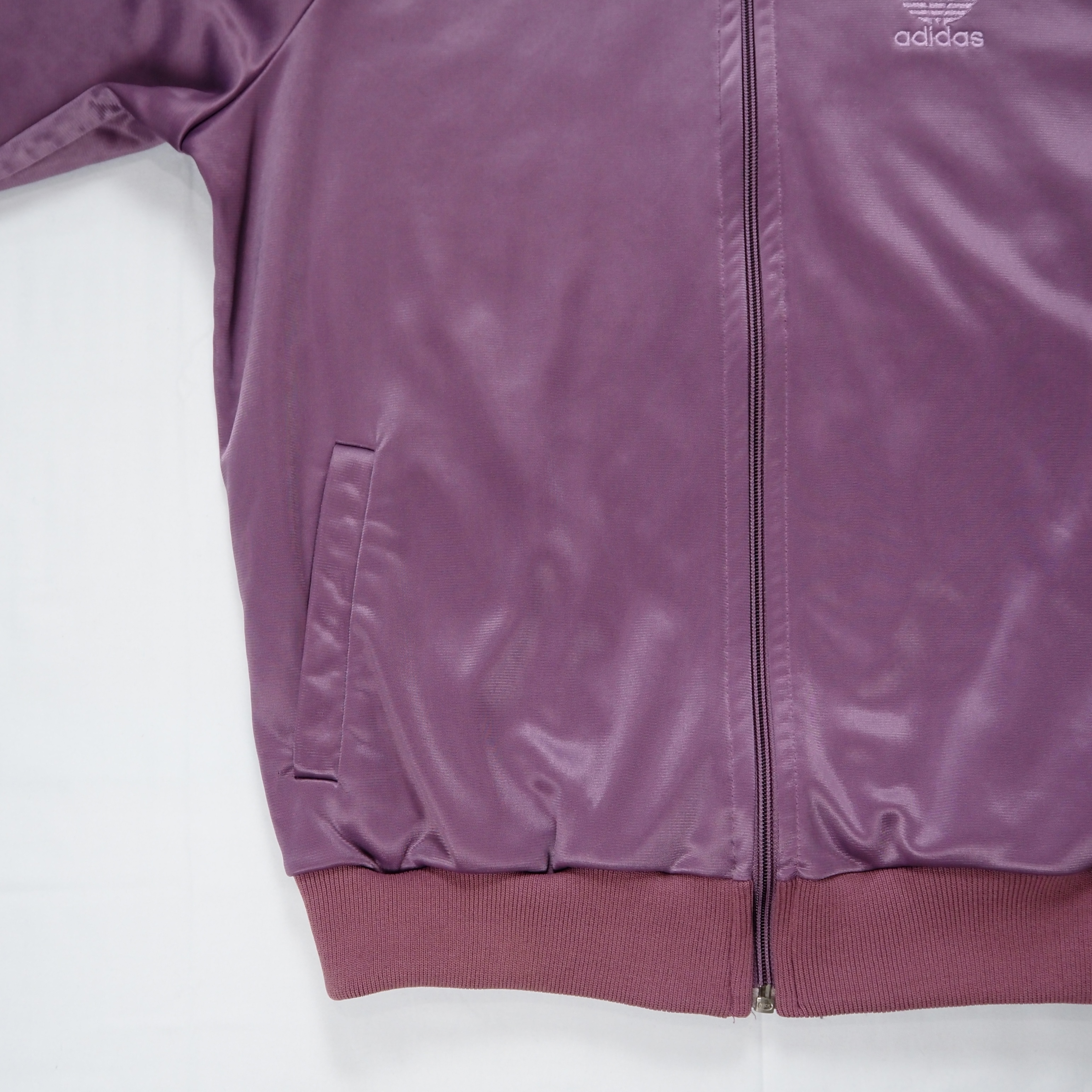 80’s Adidas トラックジャケット ピンク の画像 10