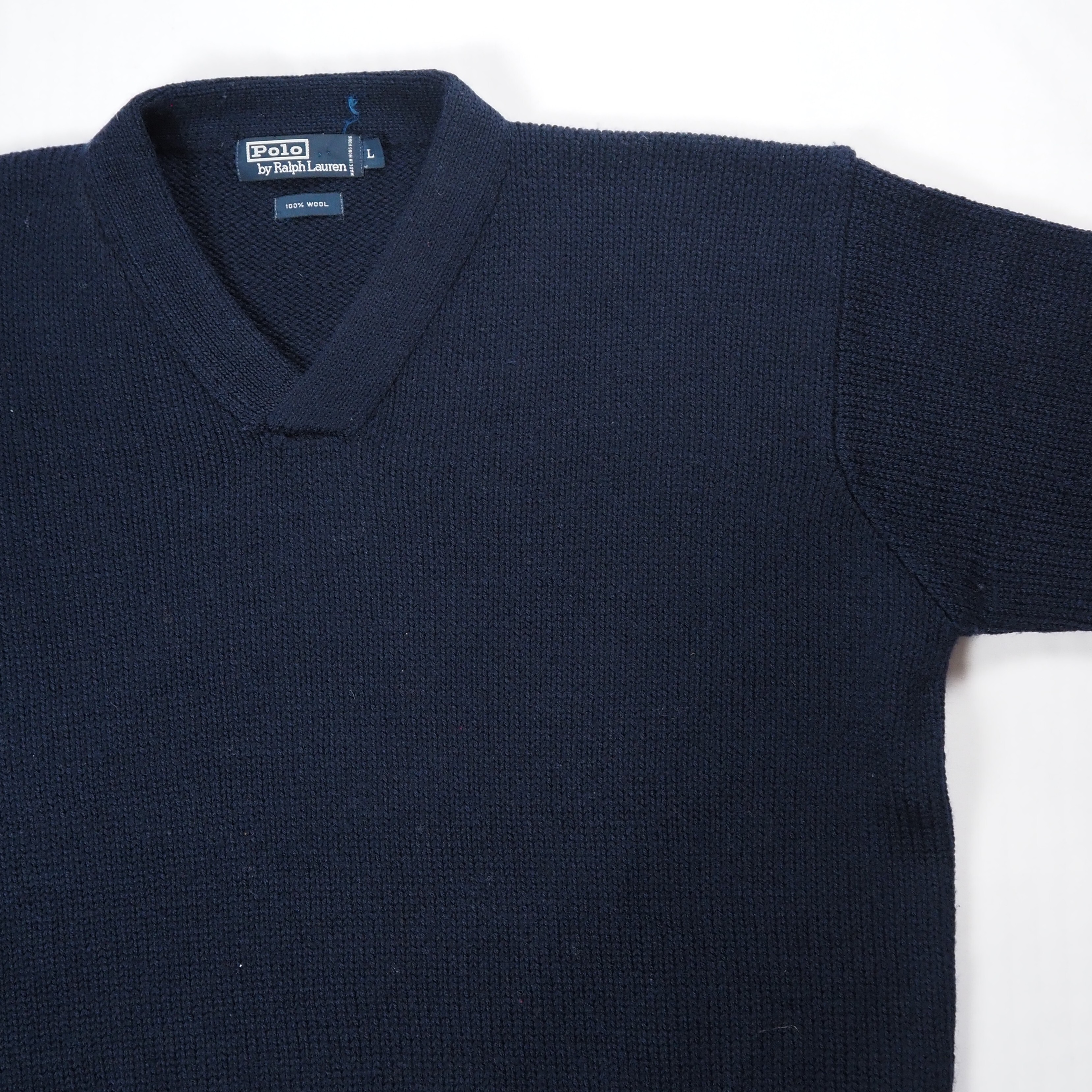 【9/23 20:00入荷】90's Ralph Lauren ウールニット Lサイズ グッドコンディション の画像 4