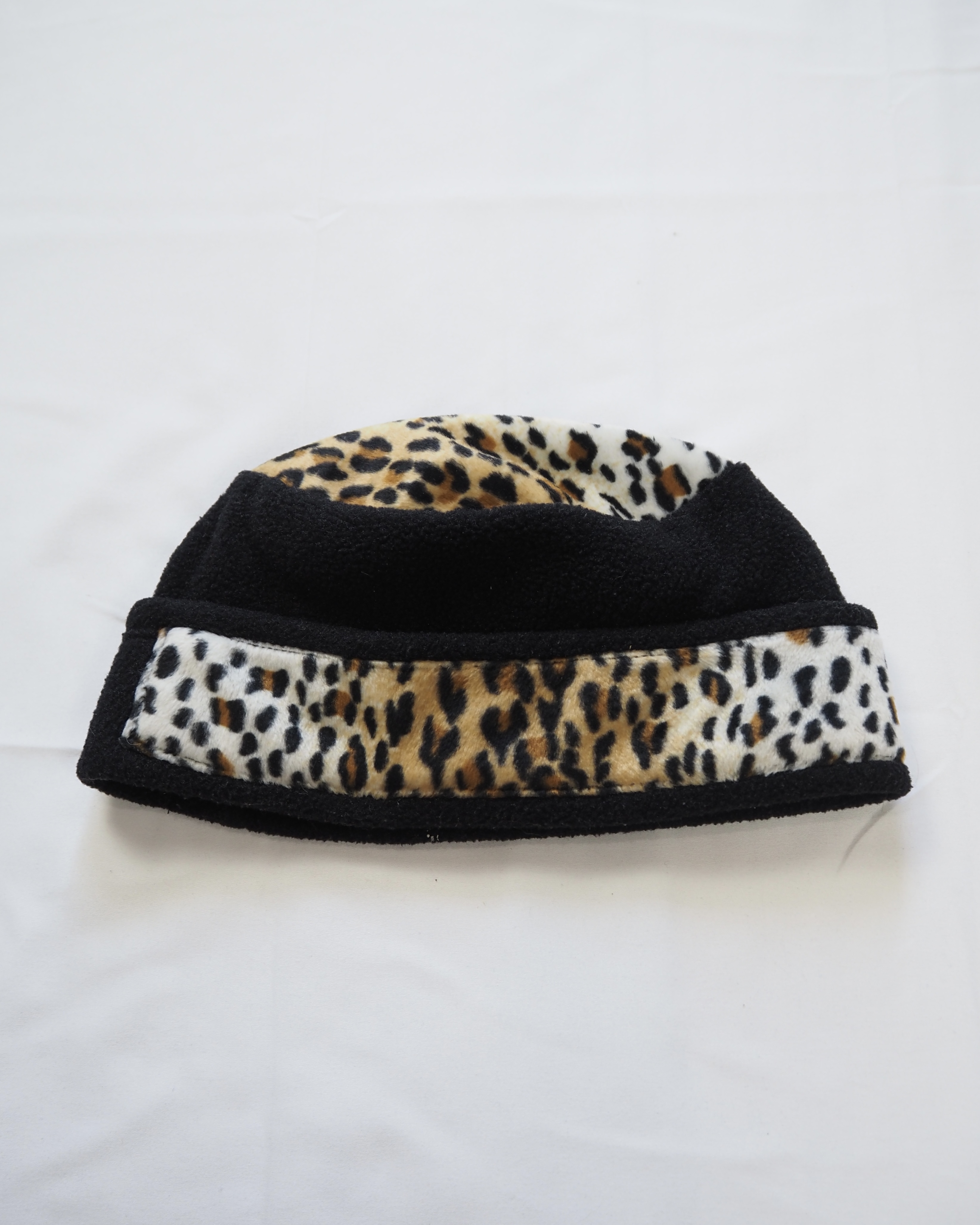 【5/6(水) 20:00入荷】レオパード柄 ビーニー アメリカ製 の画像 3