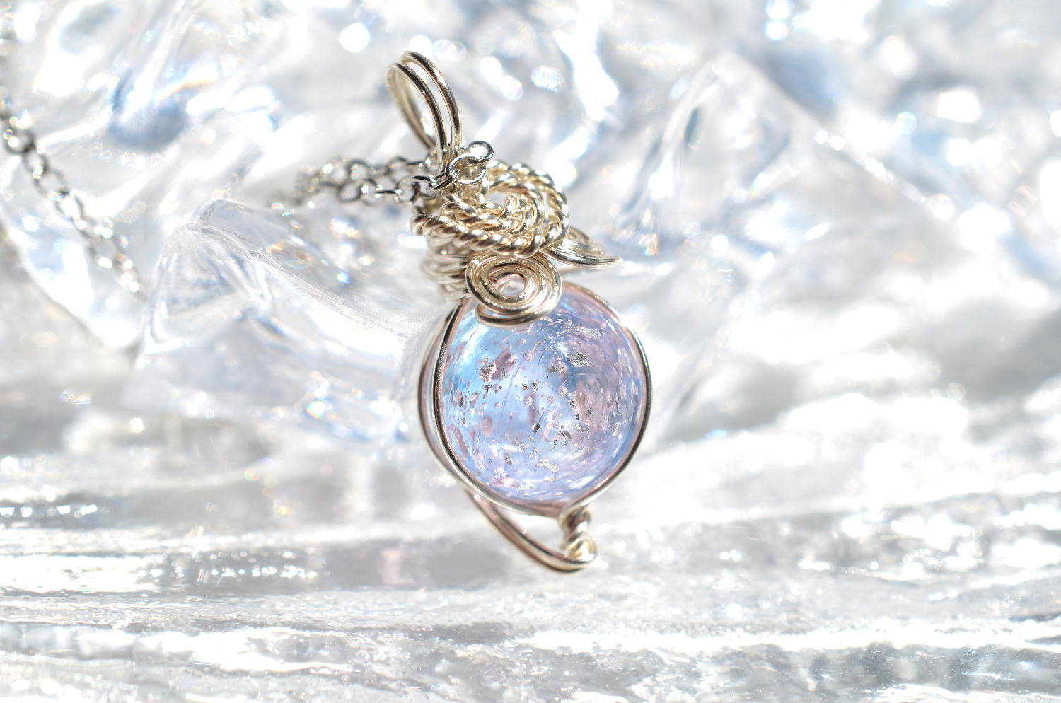 アウトレット ワイヤーラッピングネックレス 23 Soukore ソウコレ