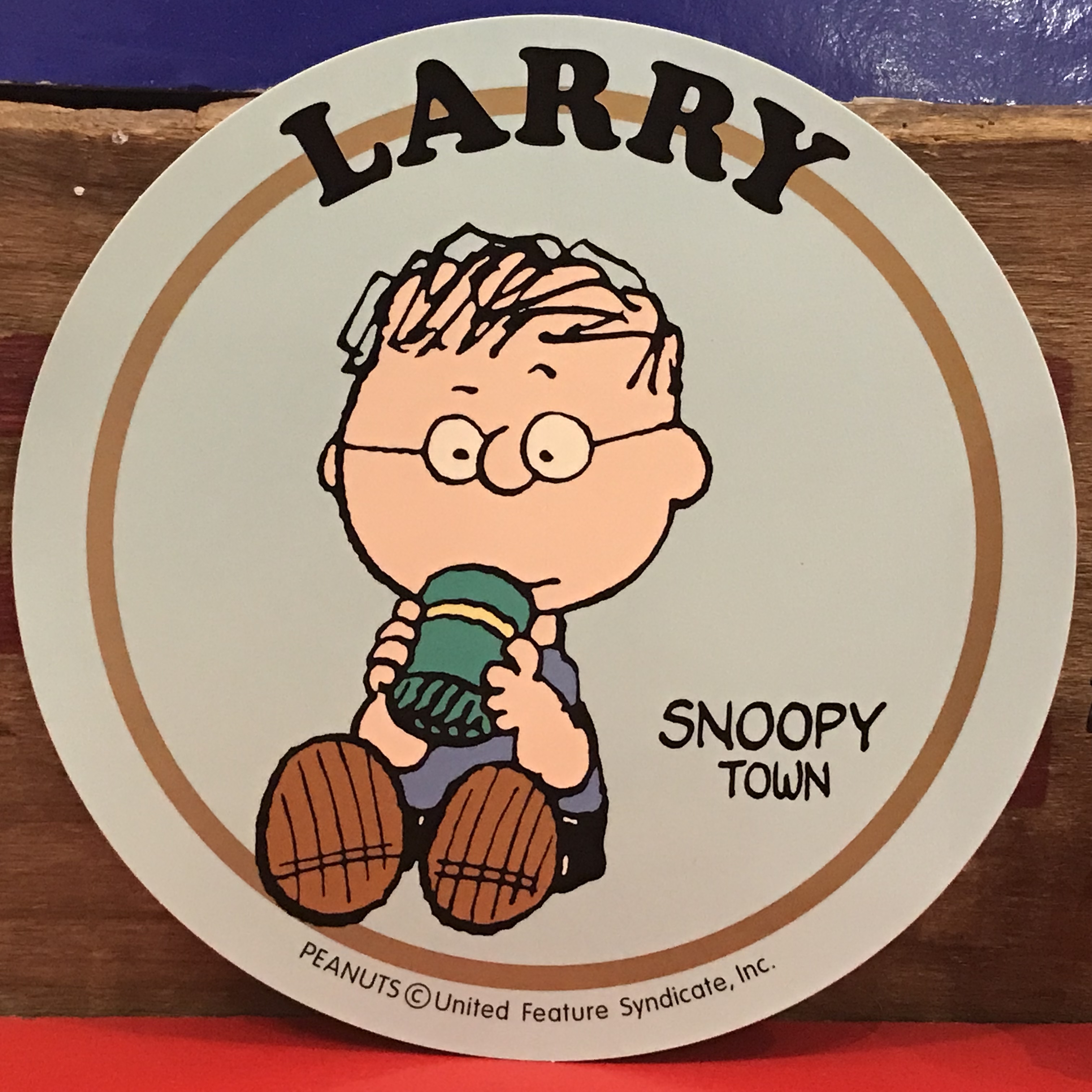 スヌーピー Peanuts ラリー 特大ステッカー 限定品 00年製 福岡 大名のおもちゃ屋 トイズヘッド