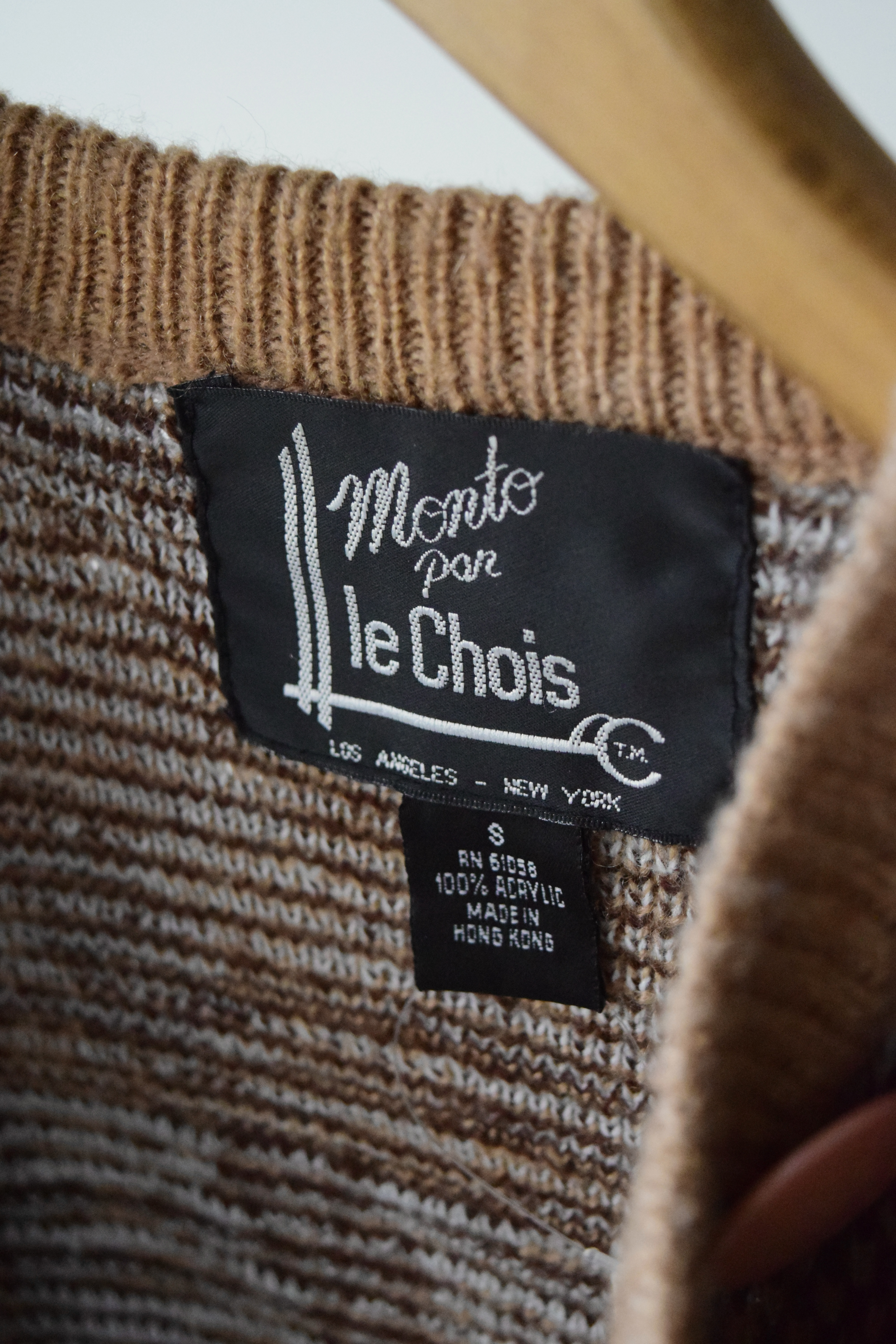 Vintage pattern knit coat の画像 10