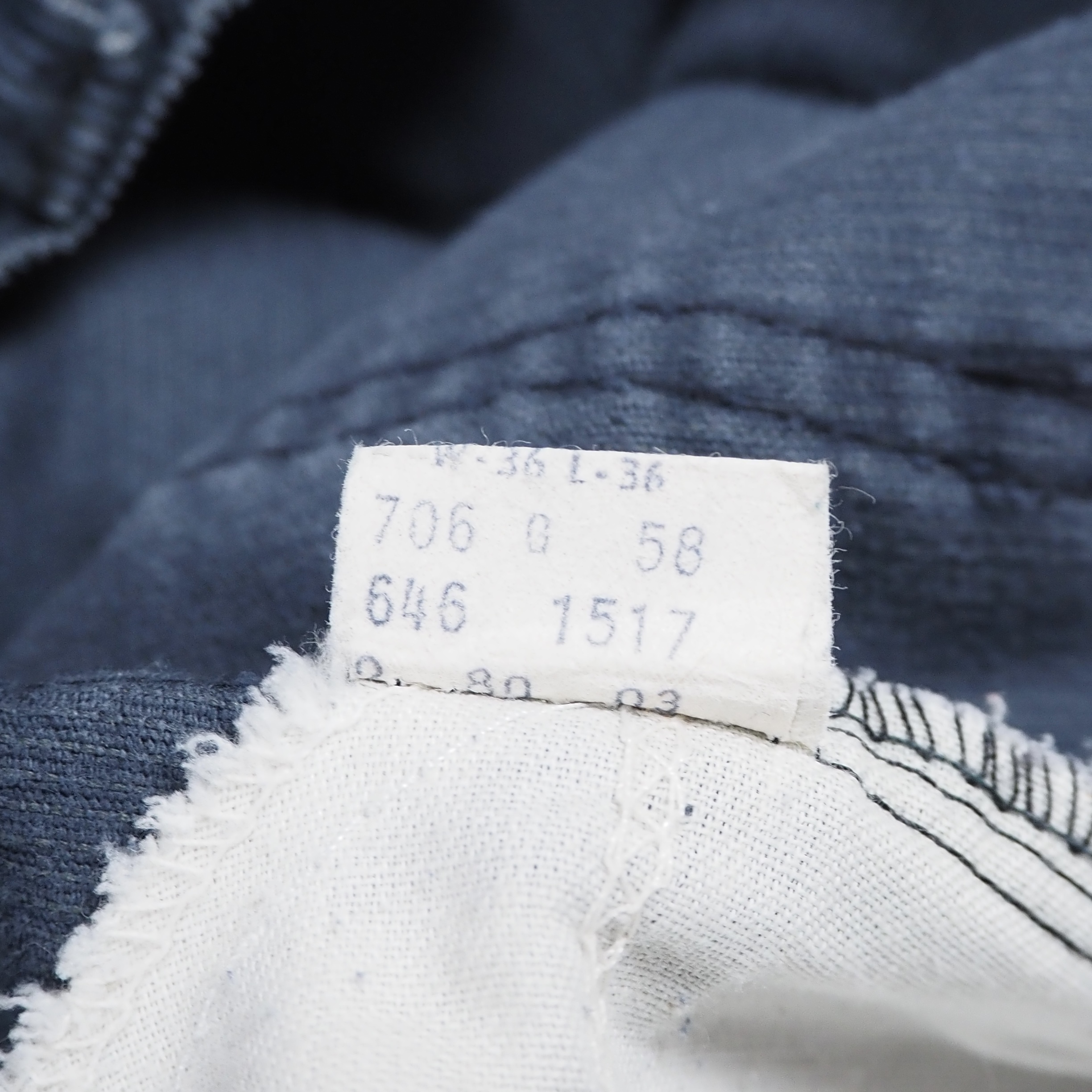 80’s Levi’s 646 コーデュロイパンツ ネイビー 約36×28 の画像 10