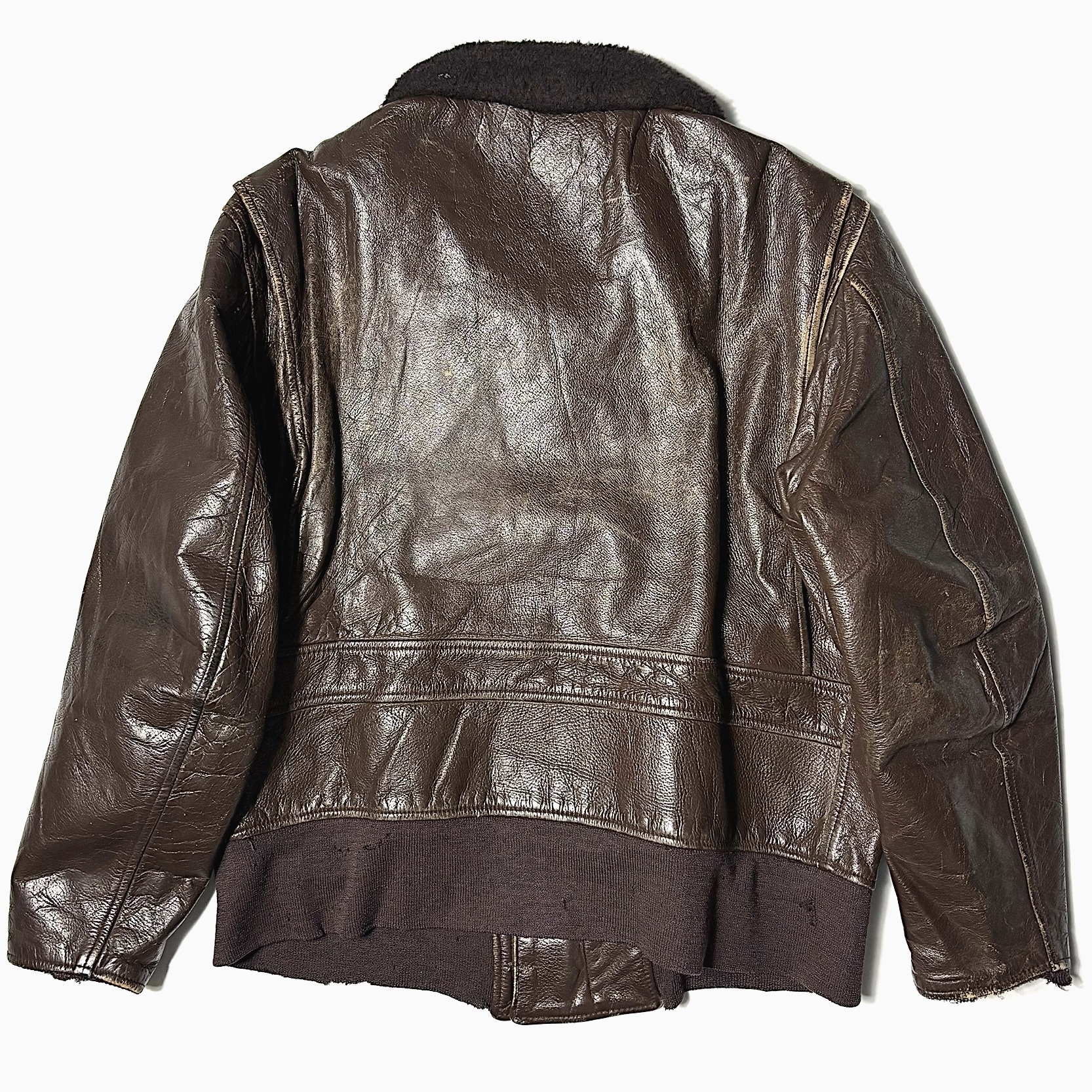 Vintage 70's Leather Flight Jacket の画像 2