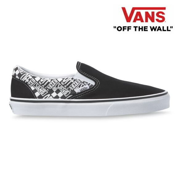 Vans バンズ ヴァンズ スリッポン スニーカー メンズ Classic Slip On Off The Wall Black Asphalt Bees High