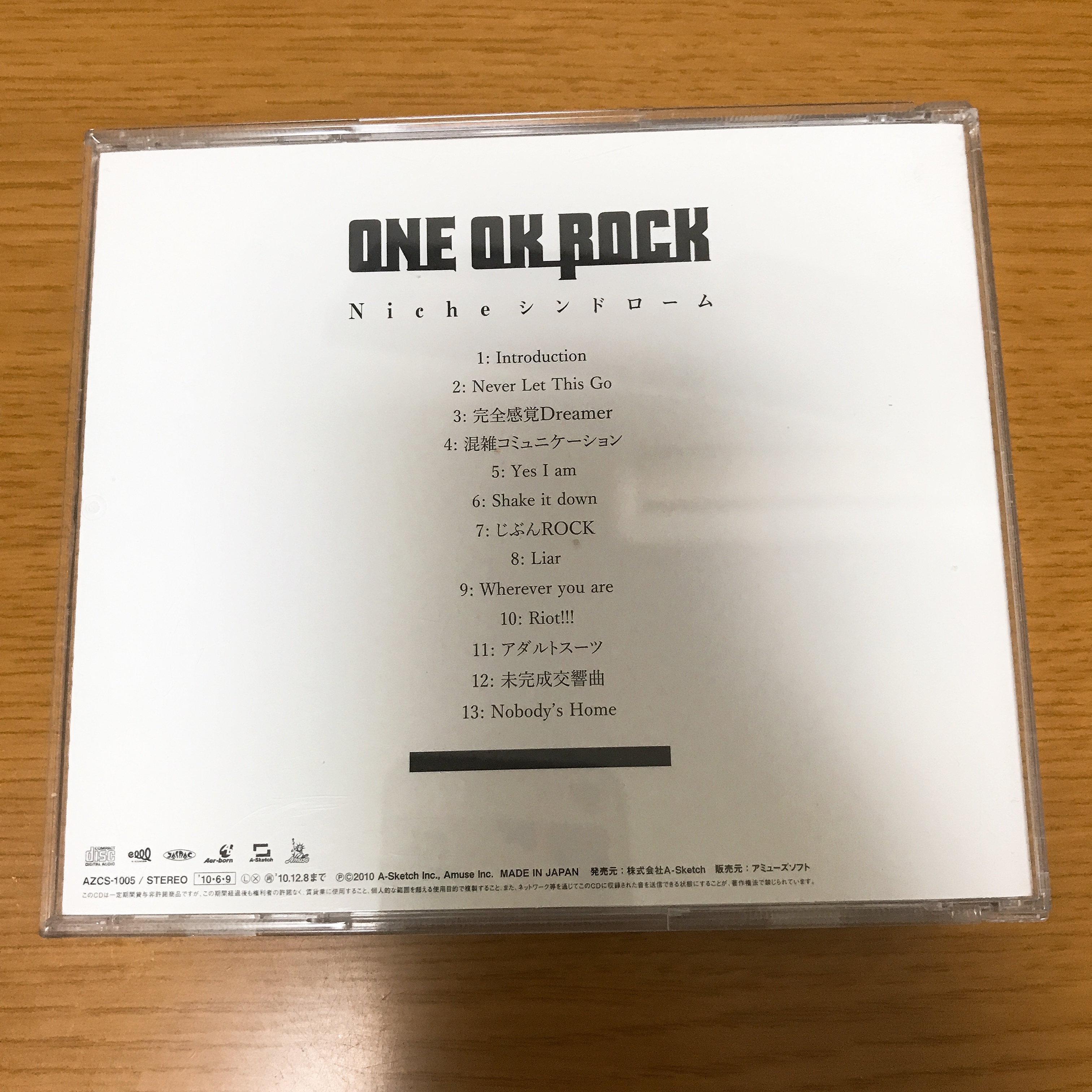 One Ok Rock Niche シンドローム Awesomebase