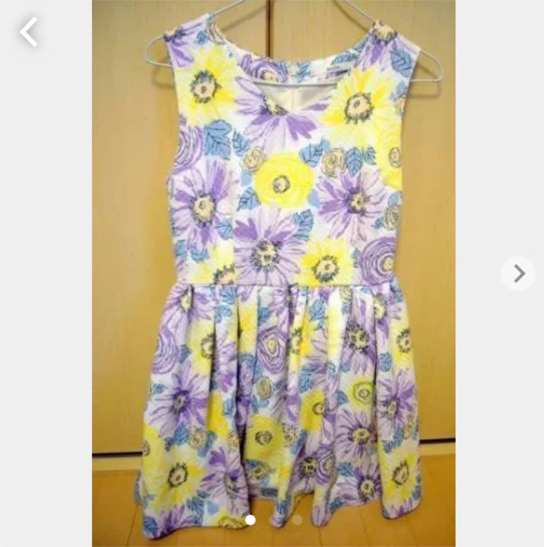 Dazzlin ダズリン 花柄 お花 デイジー フラワー ワンピース 女性 レディース Popsite3 レディース メンズ かわいい 可愛い かっこいい 運動 ダイエット アパレル 服 アクセサリーなど