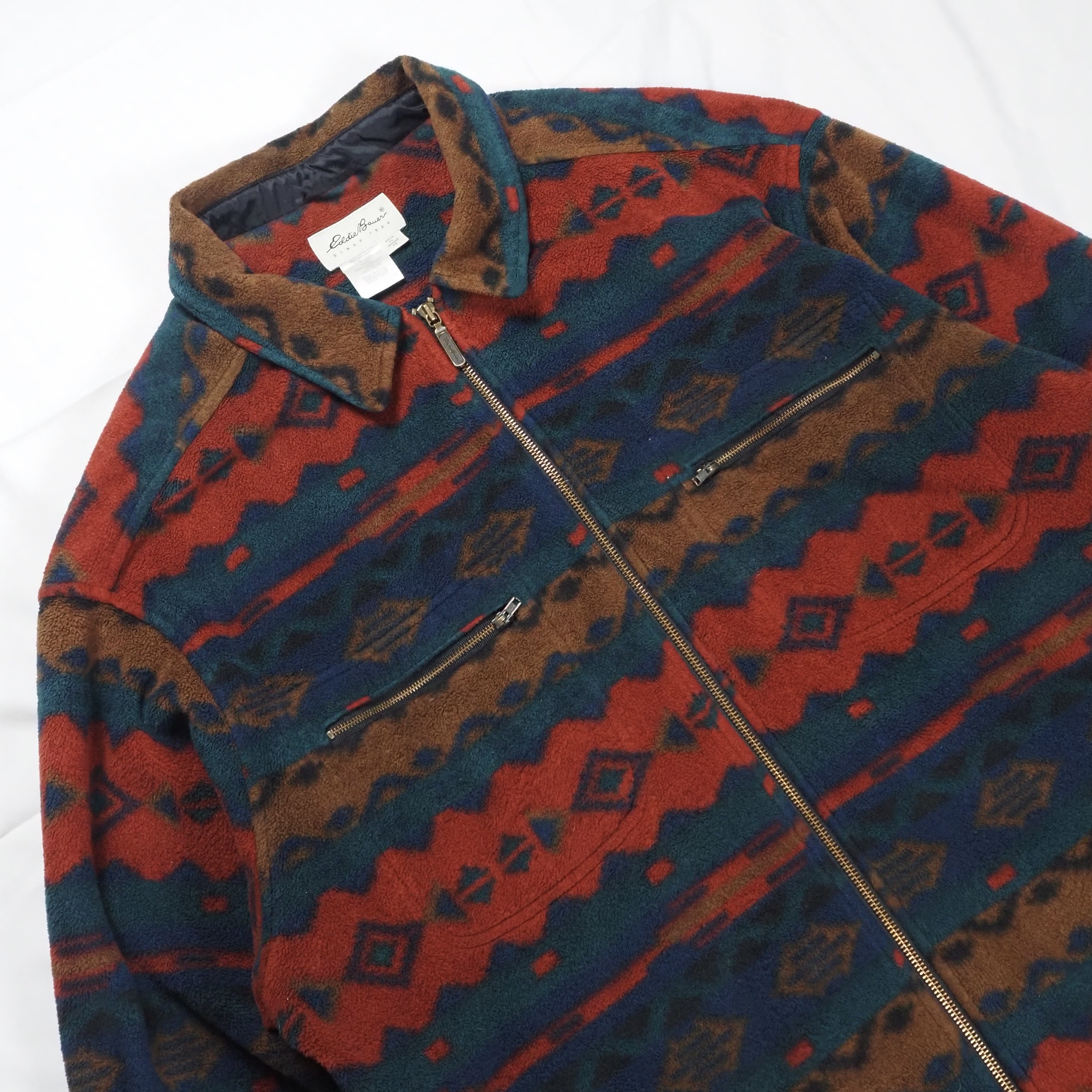 90’s Eddie Bauer ネイティブ柄ジャケット XL オンライン限定商品 の画像 2