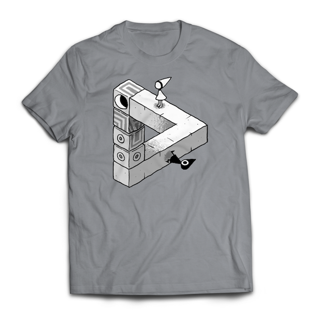 【Monument Valley(モニュメント・バレー) 】トライアングル・ Tシャツ - 画像1