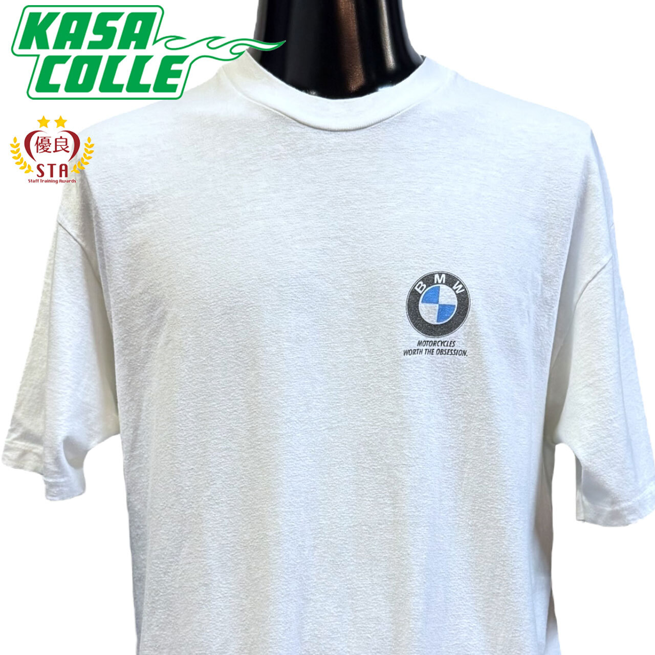 【BMW】ビーエムダブリュ RIDE THE BMW ROAD Vintage Tシャツ XL