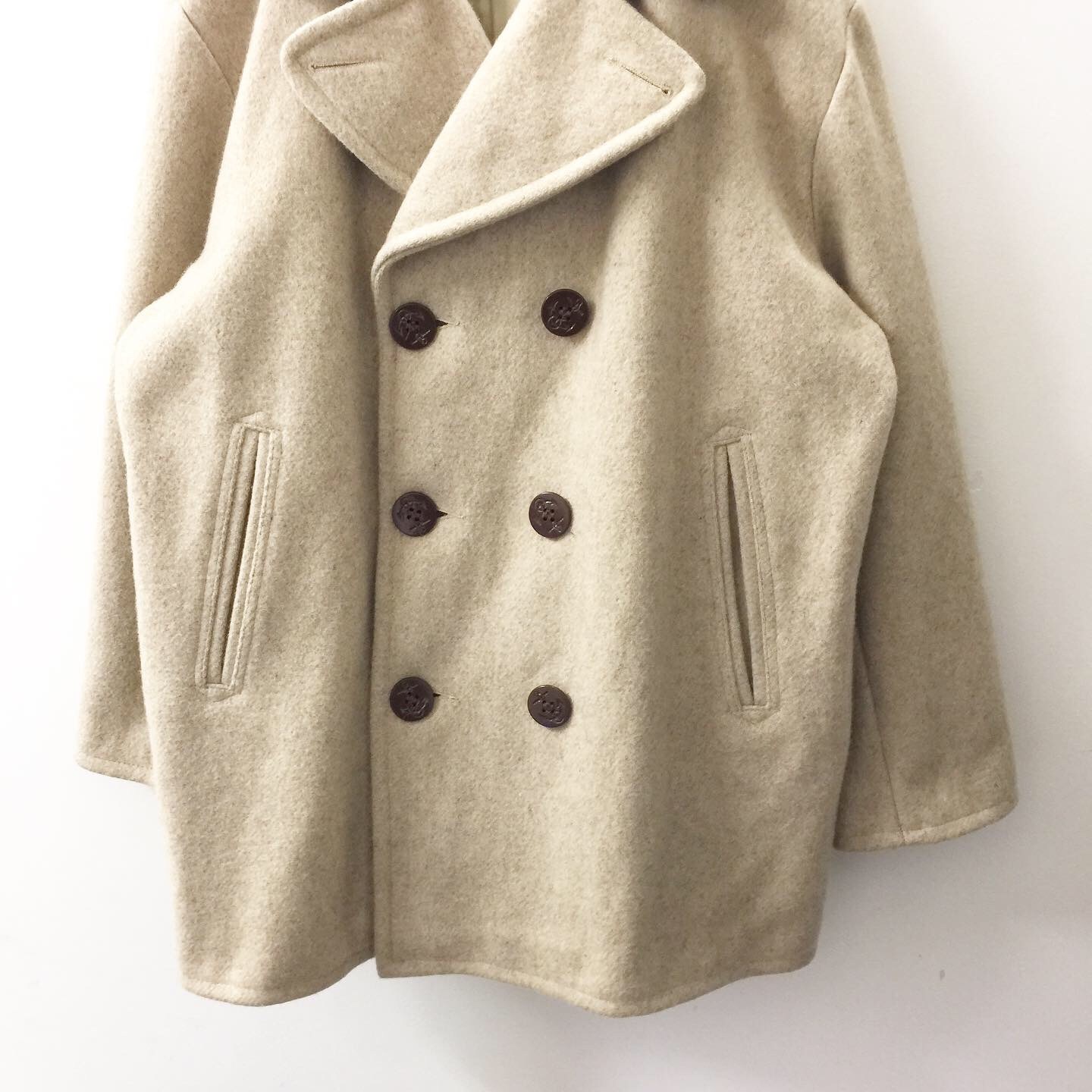 Golden Bear Pコート ベージュ Size L メンズ 古着 古着 通販 高円寺 Largo ラルゴ Online Shop メンズ