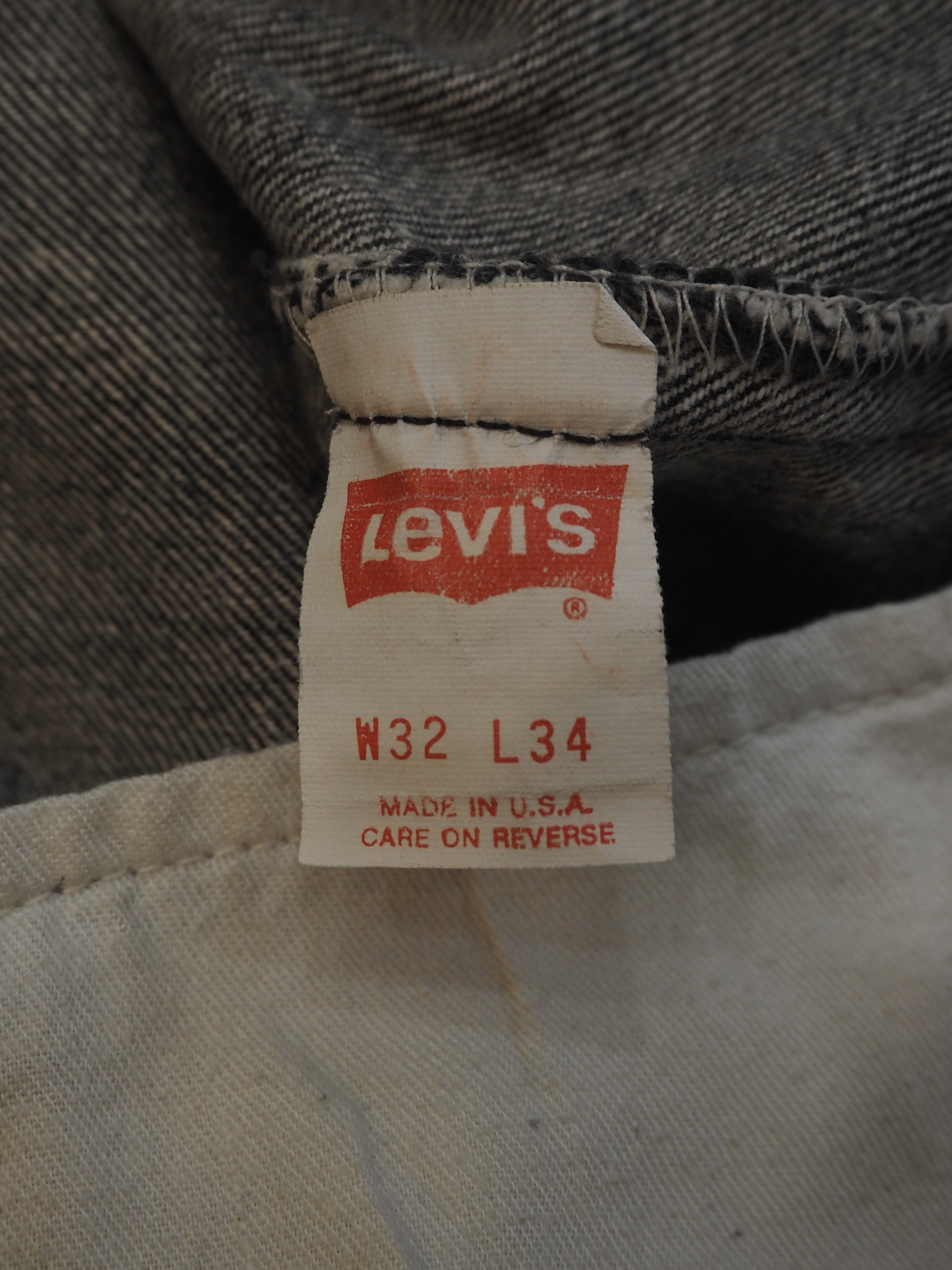 90’s Levi’s 501 Black Denim “先染め" "アメリカ製" の画像 10
