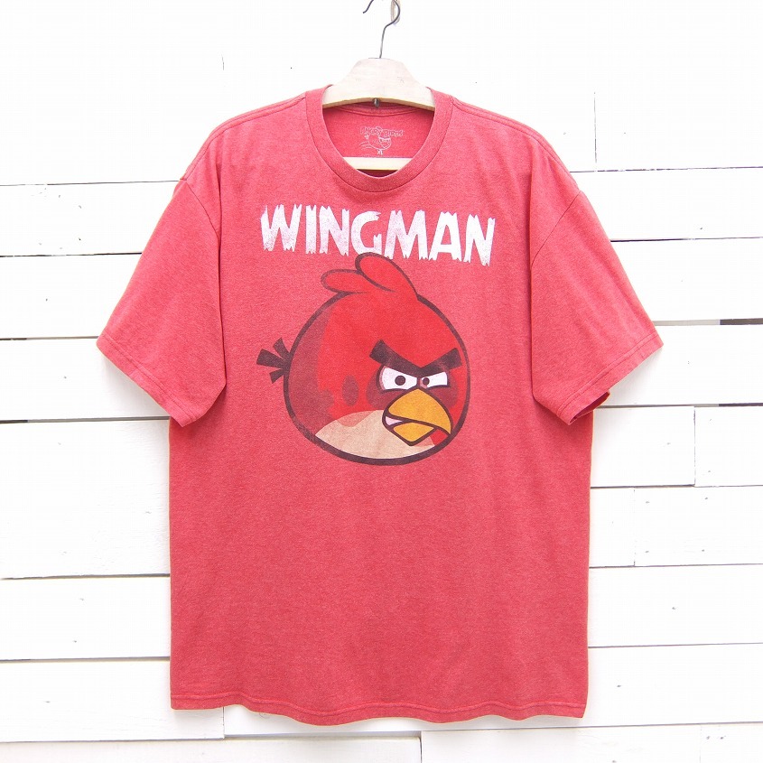 Angry Birds アングリーバード Wingman レッド キャラクター プリントtシャツ メンズ Xlサイズ Represent Onlinestore