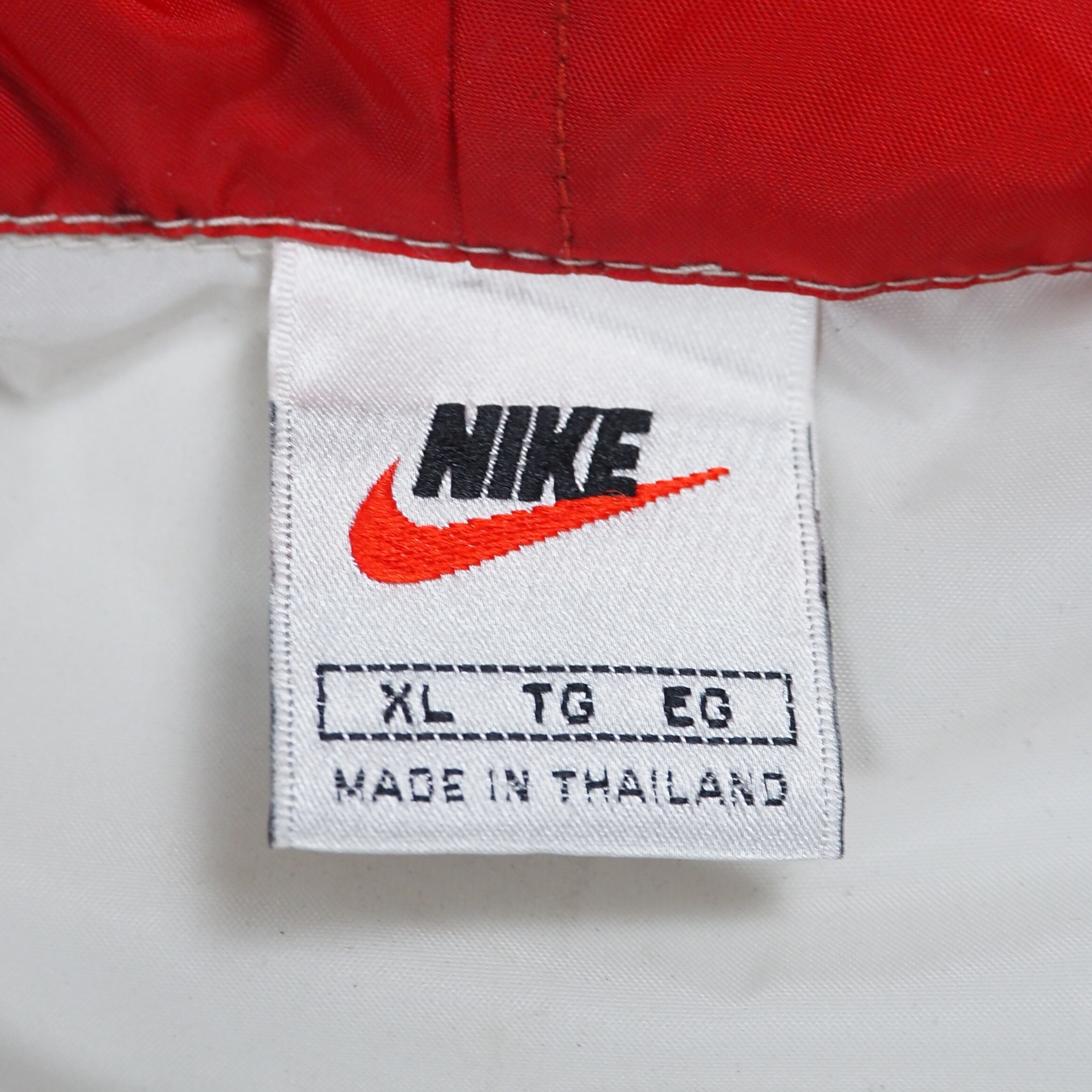 90's NIKE ナイロンアノラック センタースウォッシュ XL の画像 3