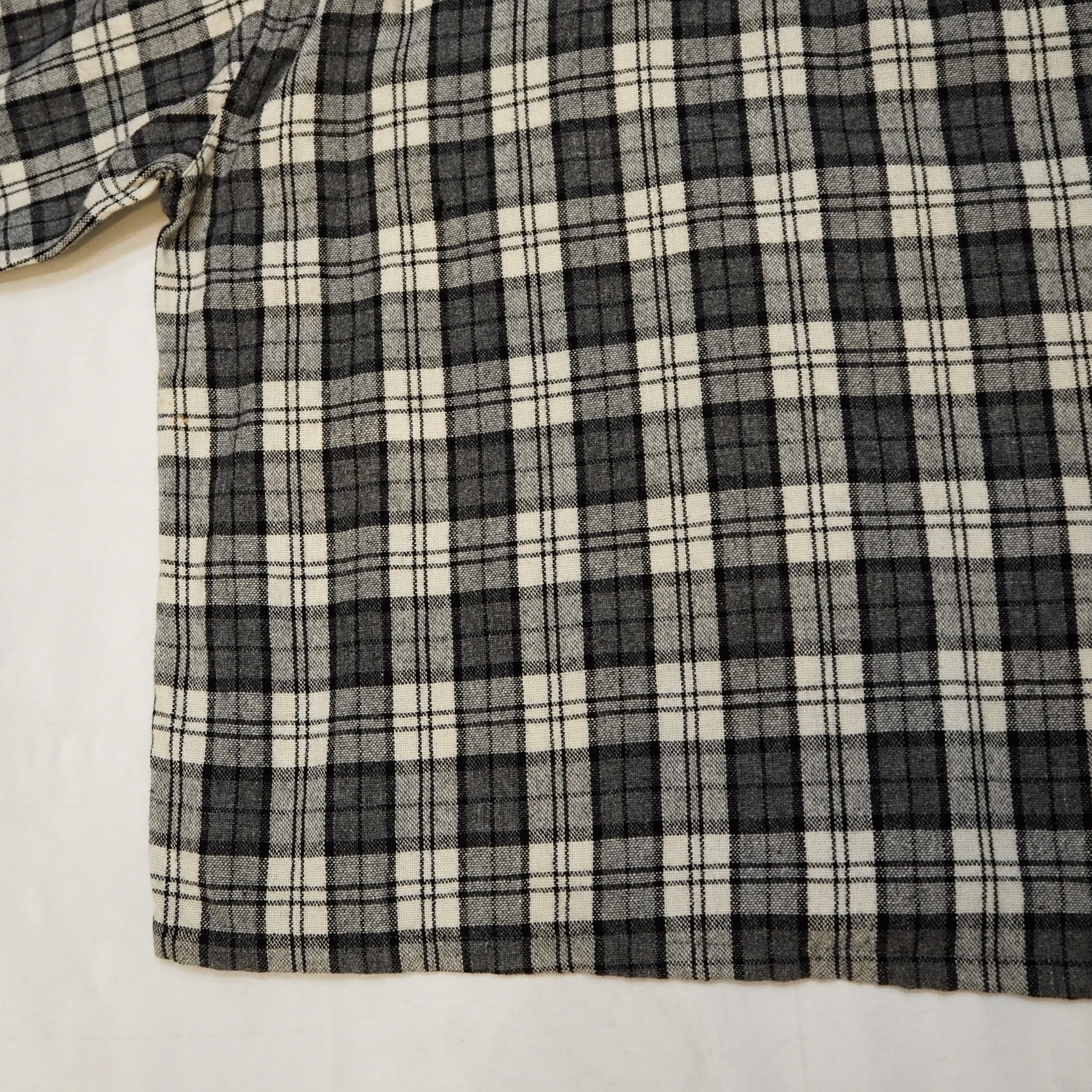 50’s ウールシャツ ブラック×ホワイト XL!!! の画像 12