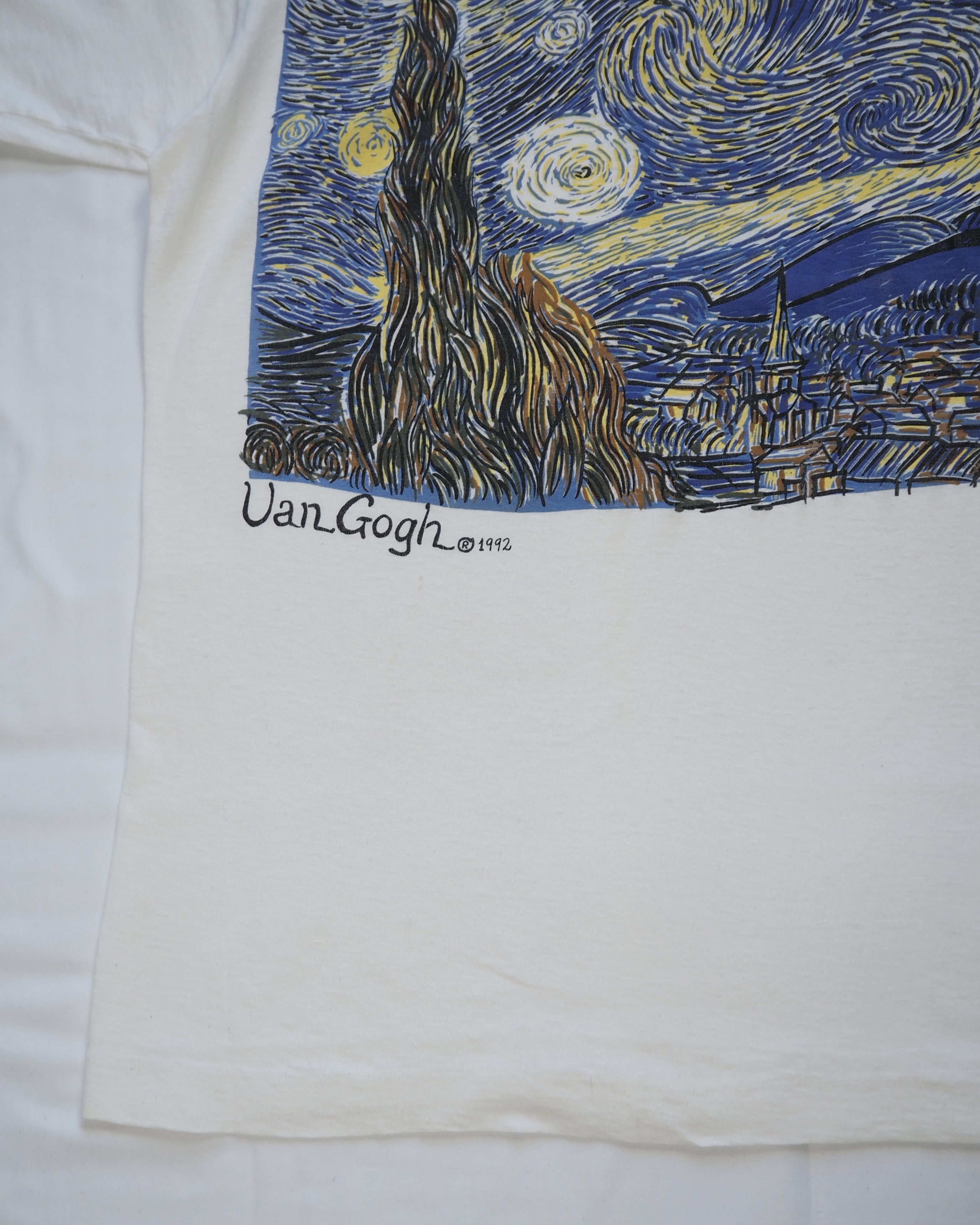 【VCM入荷】90’s アートTシャツ ゴッホ 星月夜 の画像 5