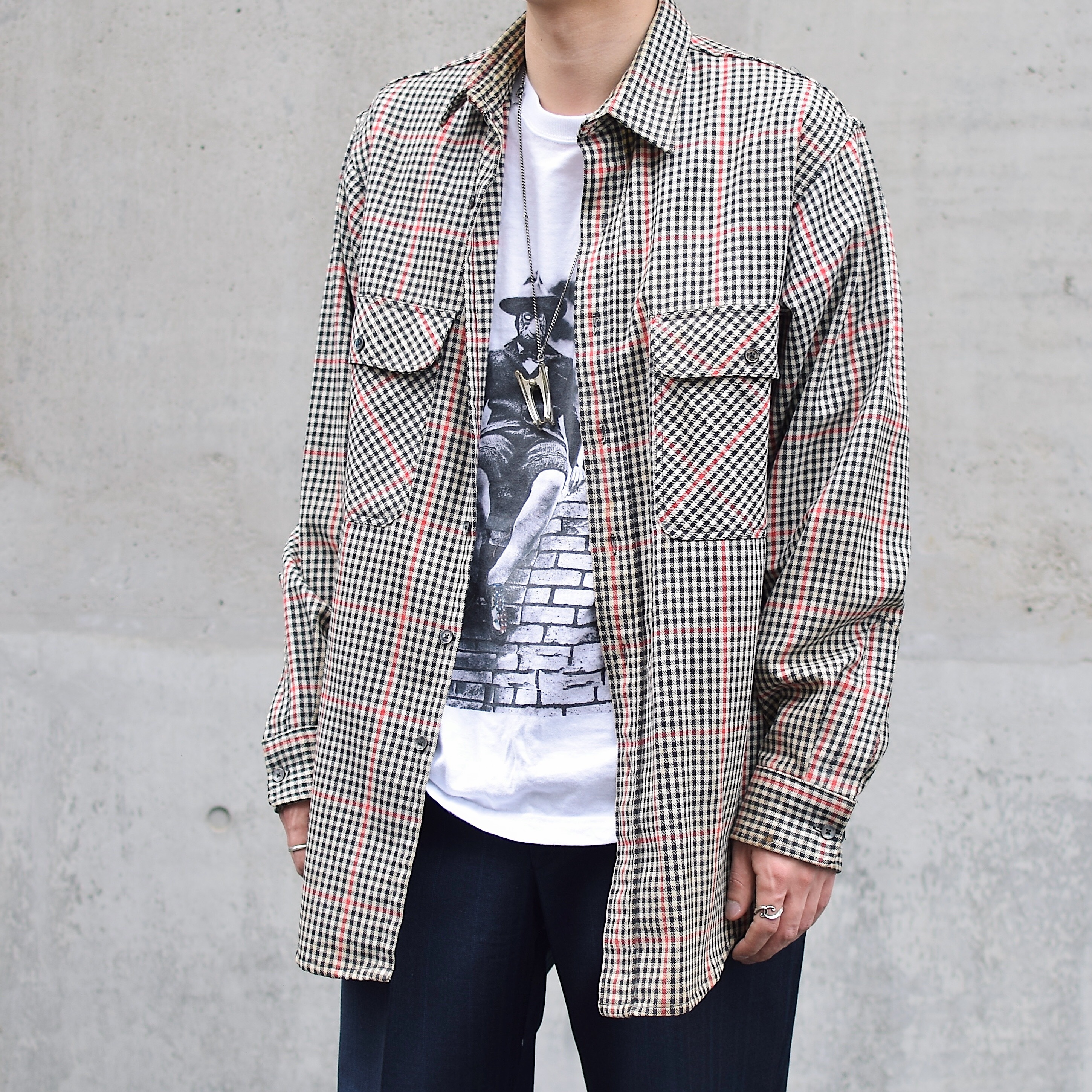 Vintage 70's【Eddie Bauer】Check Shirt の画像 3