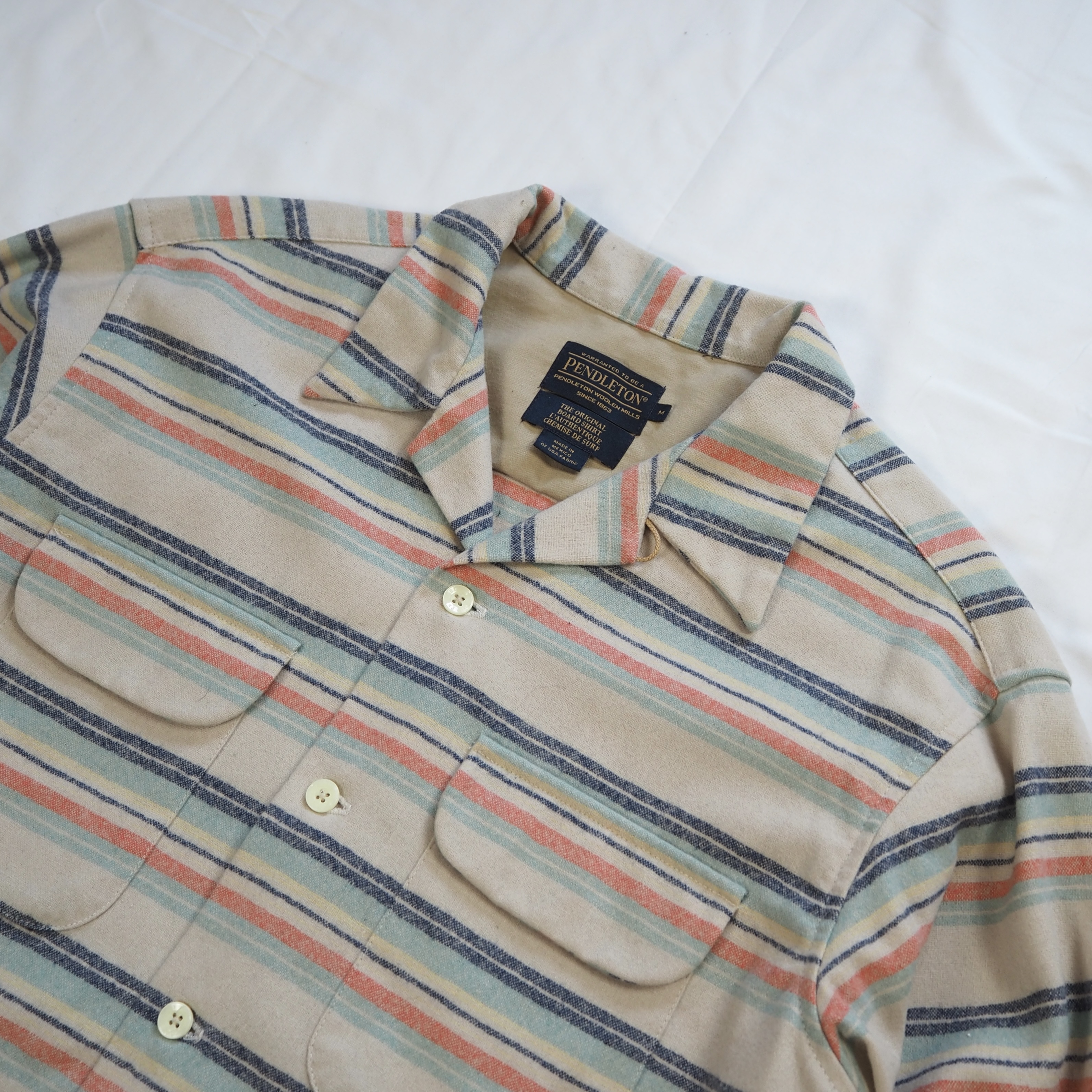 Pendleton Board Shirt マルチボーダー Mサイズ の画像 2