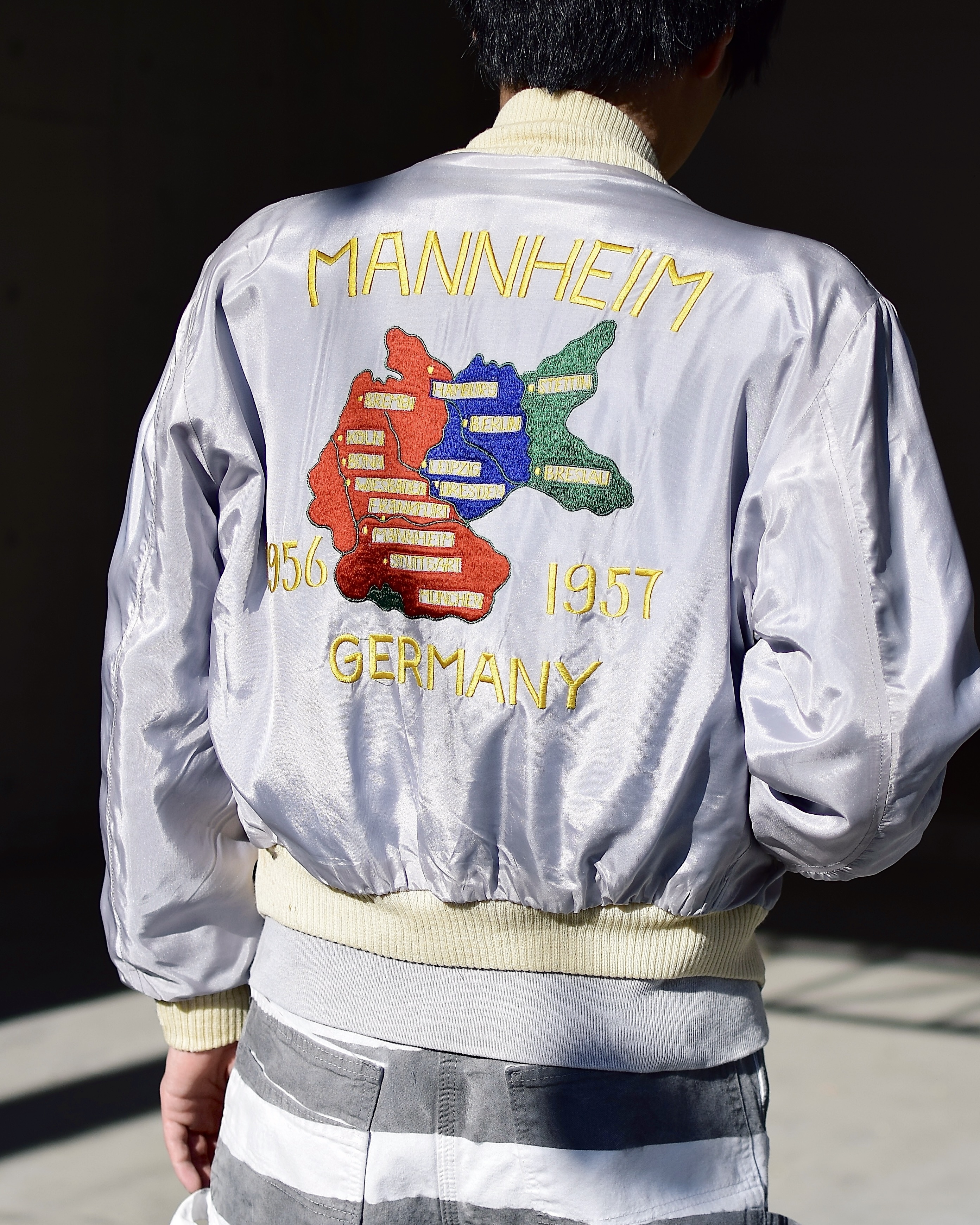 Vintage 50's "MANNHEIM GERMANY" Souvenir Jacket の画像 4