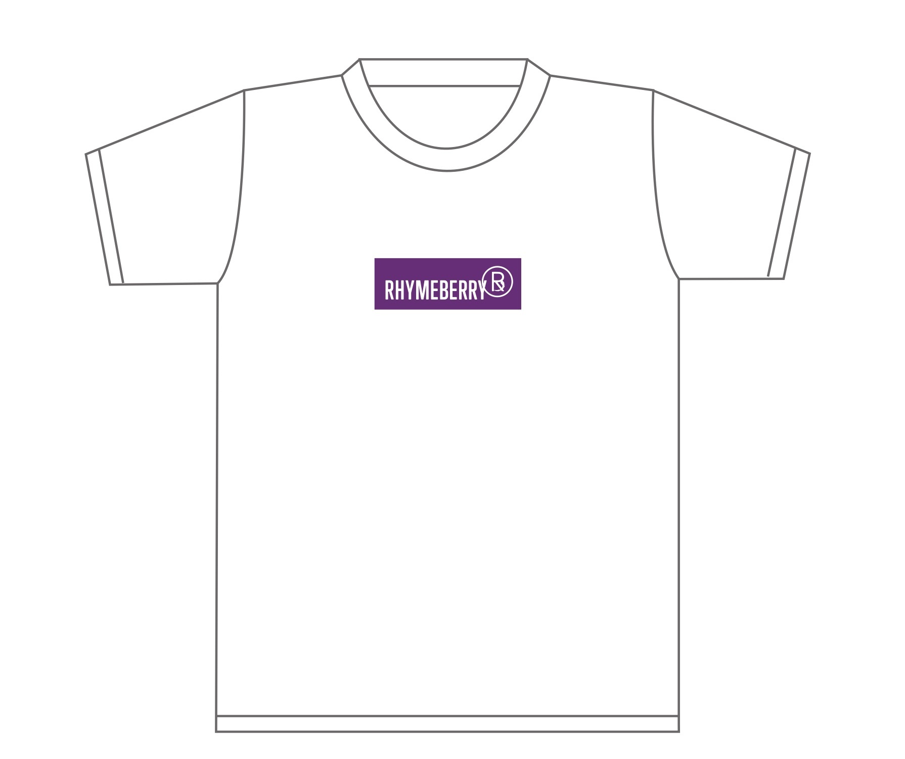期間限定 Rhymeberry ライムベリー Boxロゴ Tシャツ 受注生産 Rhymeberry ライムベリー オフィシャルショップ