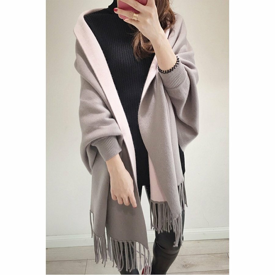 ショール カーディガン レディース ショール風に羽織れる 女性らしいシルエット 4色展開 Ailla アイラ