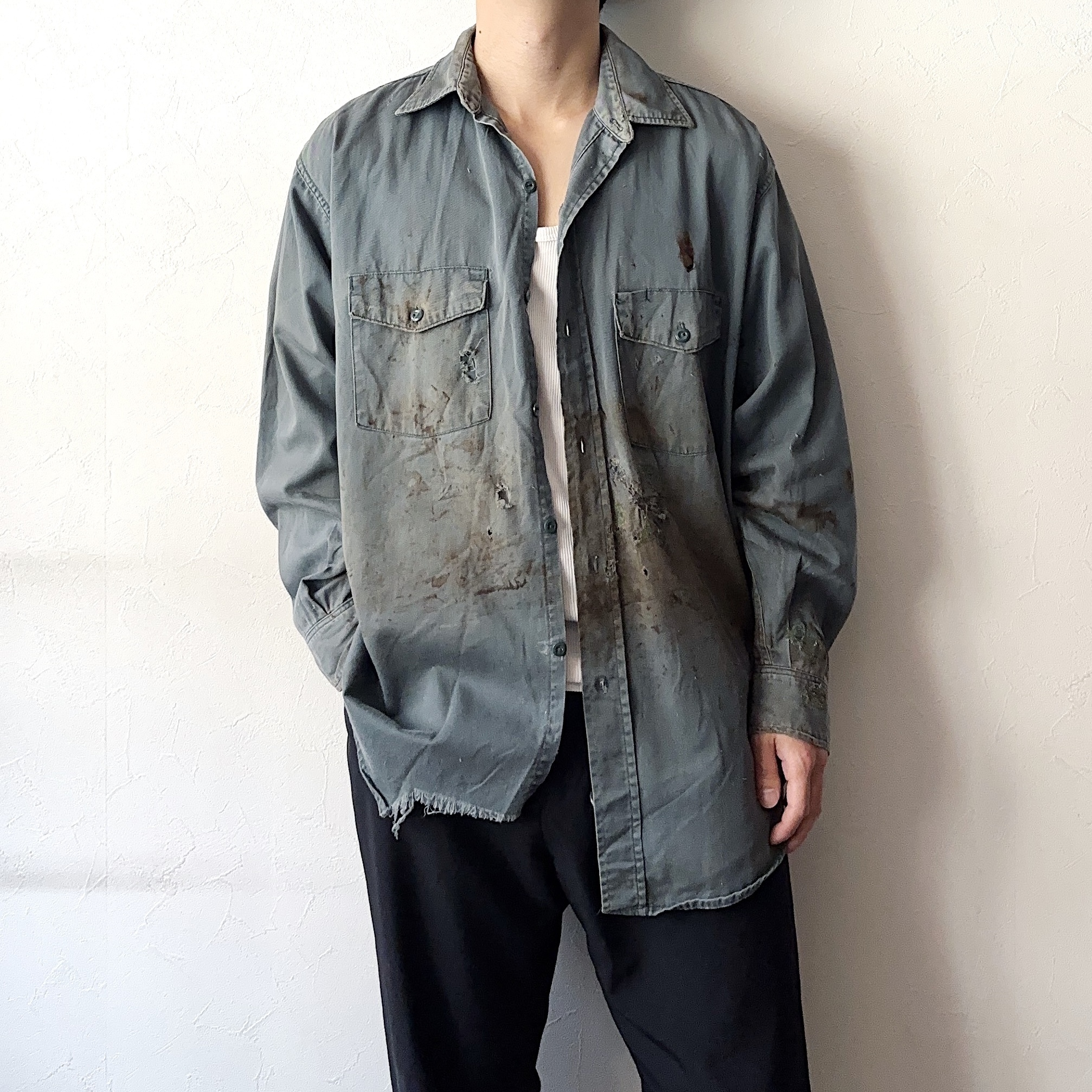 Vintage 60's【Powr House】Grunge Work Shirt の画像 4