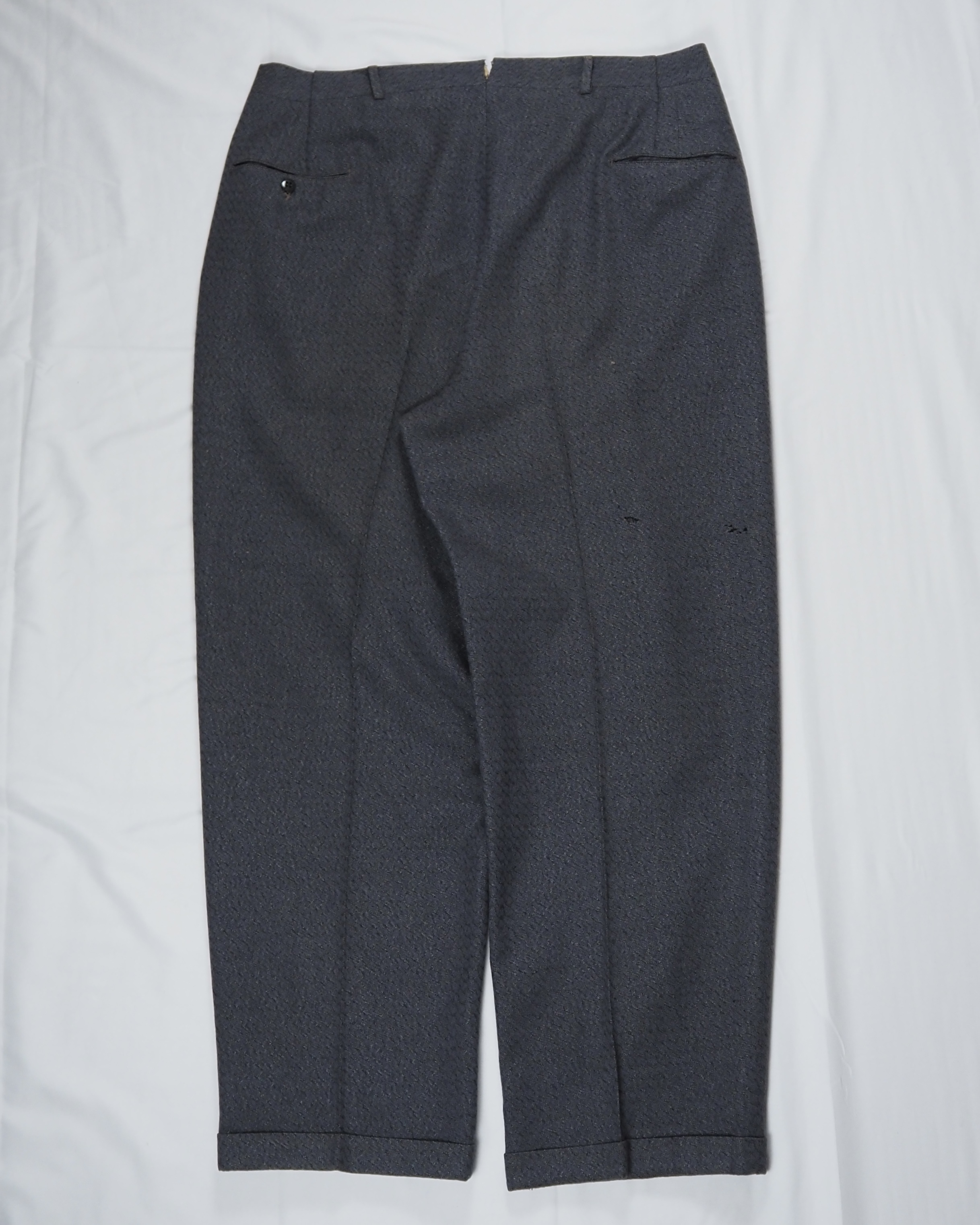 50’s Vintage Wool Slacks グレー の画像 13