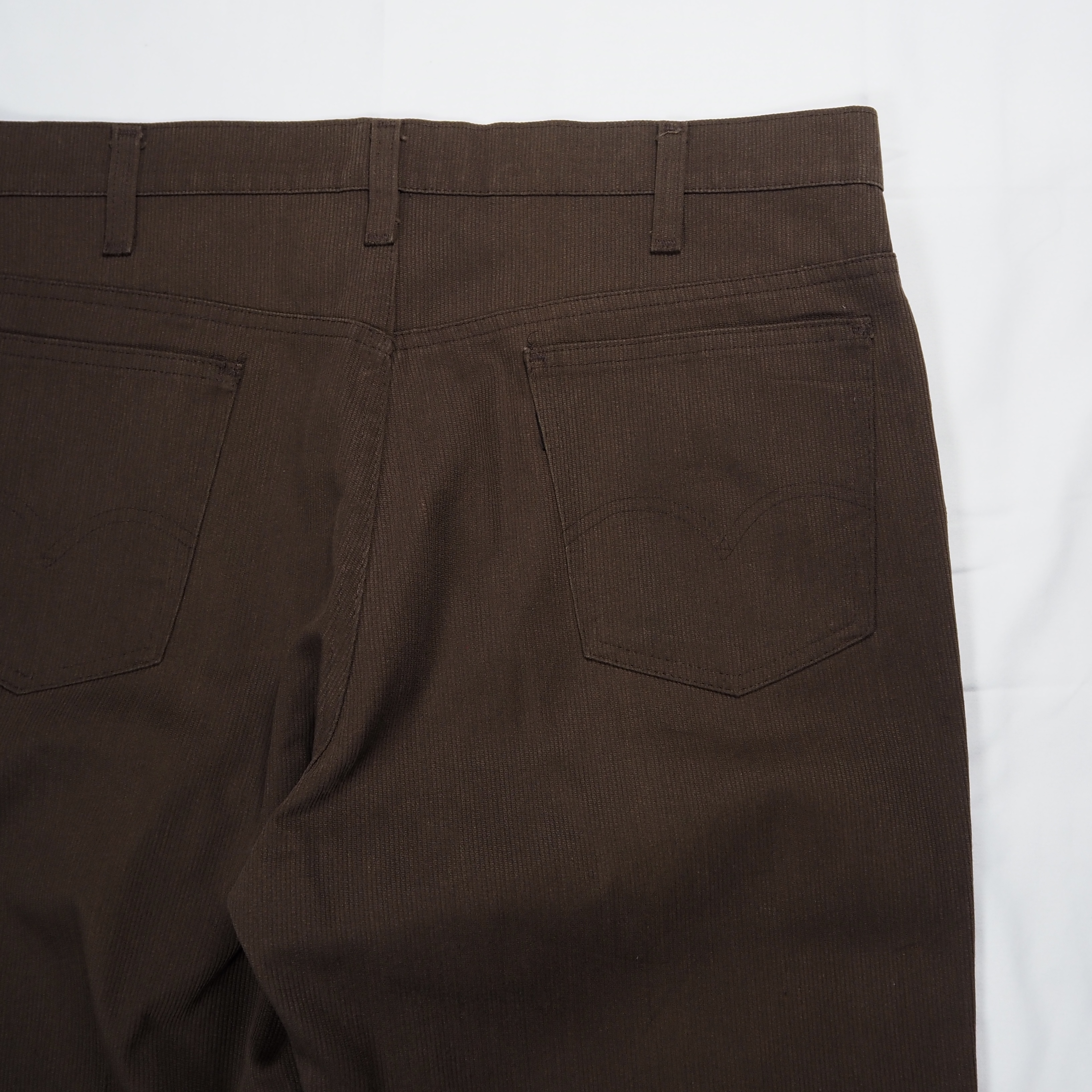 70’s Levi’s スタプレ ピケ 38×31 ブラウン の画像 16